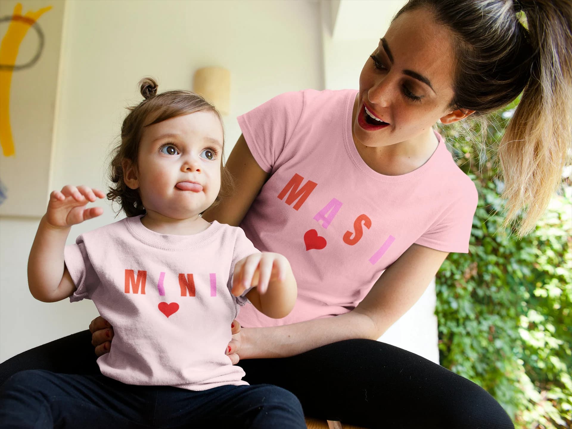 Valentines Masi and Me Matching Outfits | Valentines Day Auntie and me Shirts | Matching Desi Khala Phupo Valentines Outfit with Baby Child