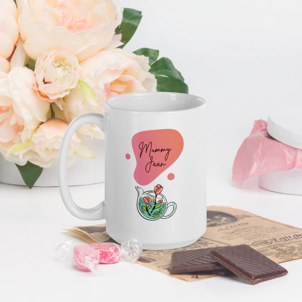 Desi Mother's Day Chai Mug | First 1st Mother's Day Sentimental Mug Gift | Mothers Day Coffee Cup | Indian Pakistani Punjabi Mummy Jaan Ji - image 2