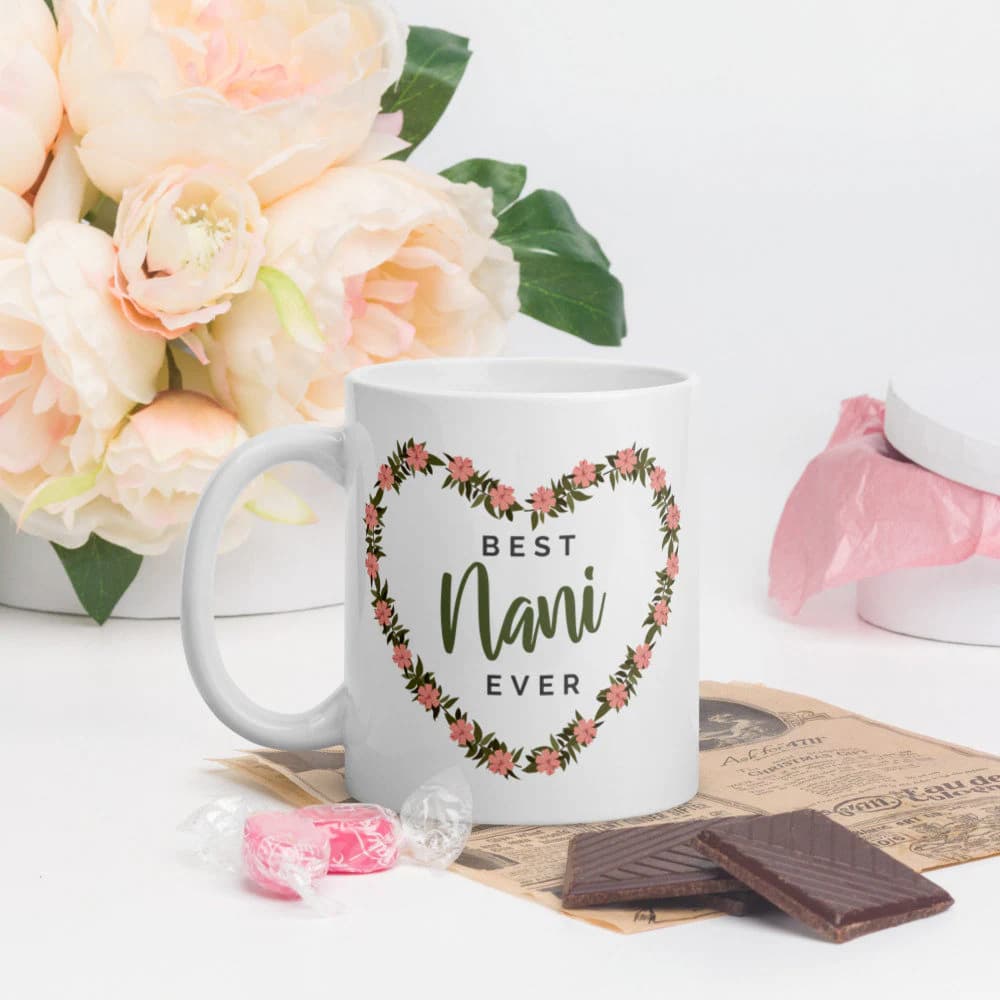 Best Nani Ever | Mothers Day Gift | Best Indian Pakistani Grandma Daadi Present | Grandmother Gift | Desi Grandma | Desi Mom Ammi Gift