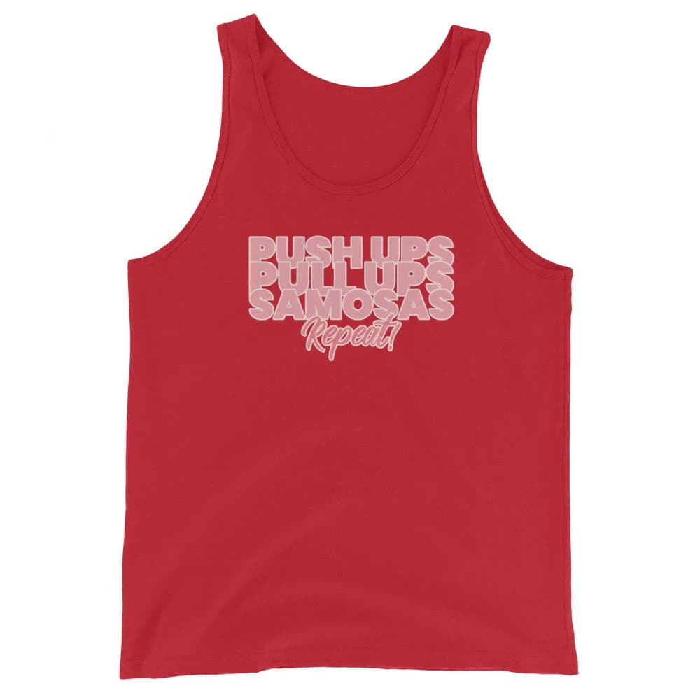 Desi Athletic Apparel | Foodie Fitness Shirt | Indian Pakistani Punjabi Tank Tops | South Asian Fitness Clothes |Active Wear Sleeveless Tank - image 3