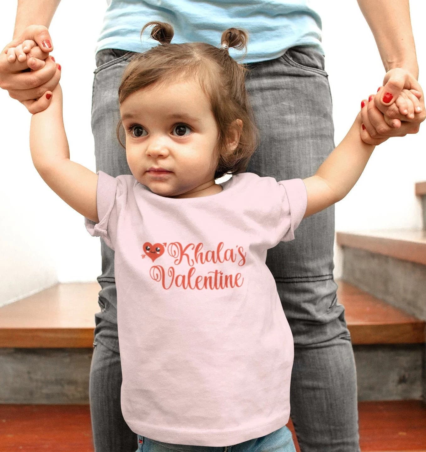 Valentines Khala & Me Matching Toddler Outfits | Valentines Day Auntie and Me Matching Outfit | Valentine Day Shirts Desi Masi Phupo