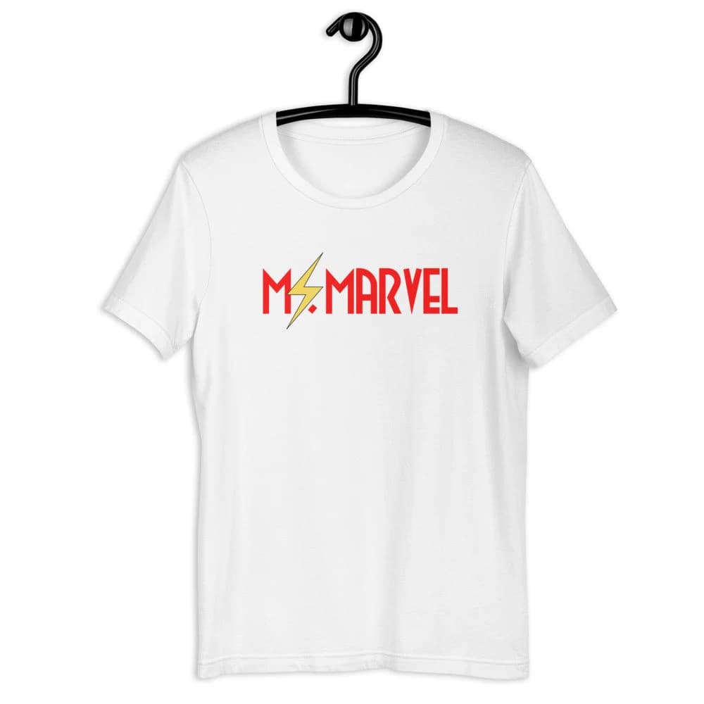 Ms. Marvel Inspired Lightning Bolt Icon Graphic T-Shirt | Miss Marvel | Pakistani Hero | Kamala Khan | Comic Book | Avengers Logo Shirt - image 3