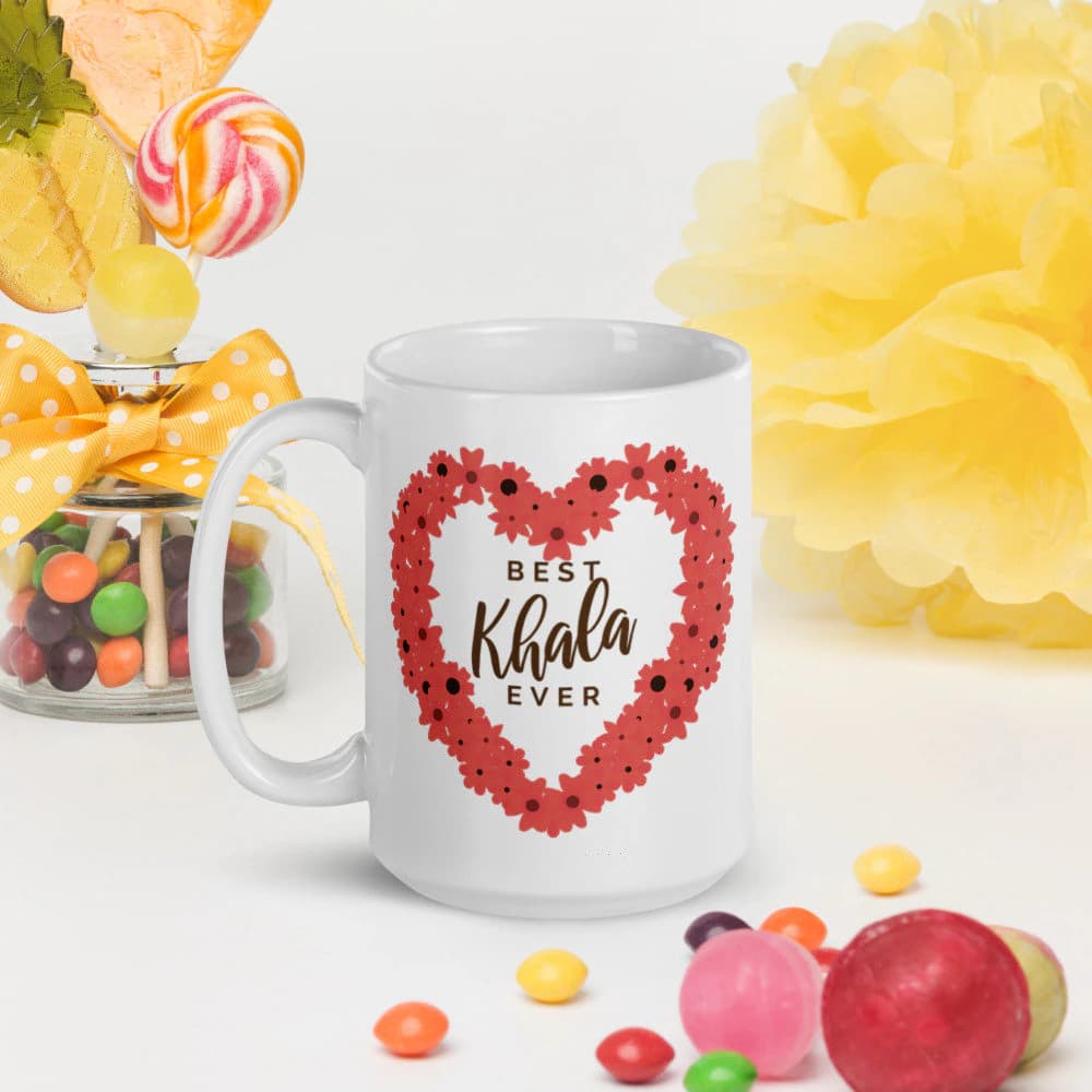 World's Best Khala| Best Khala Ever | Gift for Indian Aunt Massi Chai Lover Cup | Gift for Desi Aunt Sister Mom | Eid Gifts for Aunt Phupo - image 3