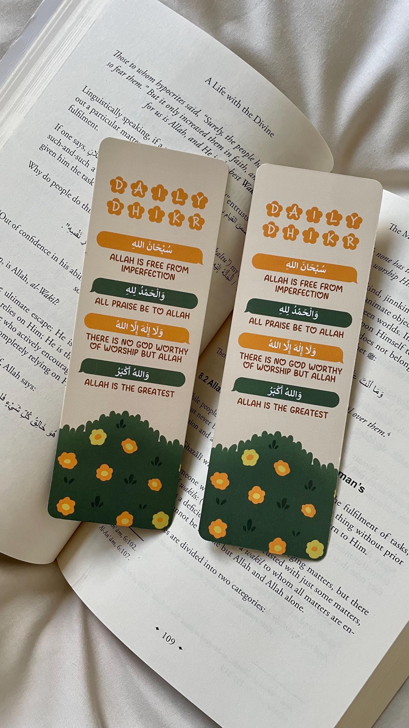 Islamic Bookmark | Daily Dhikr, Quran Gift - image 4