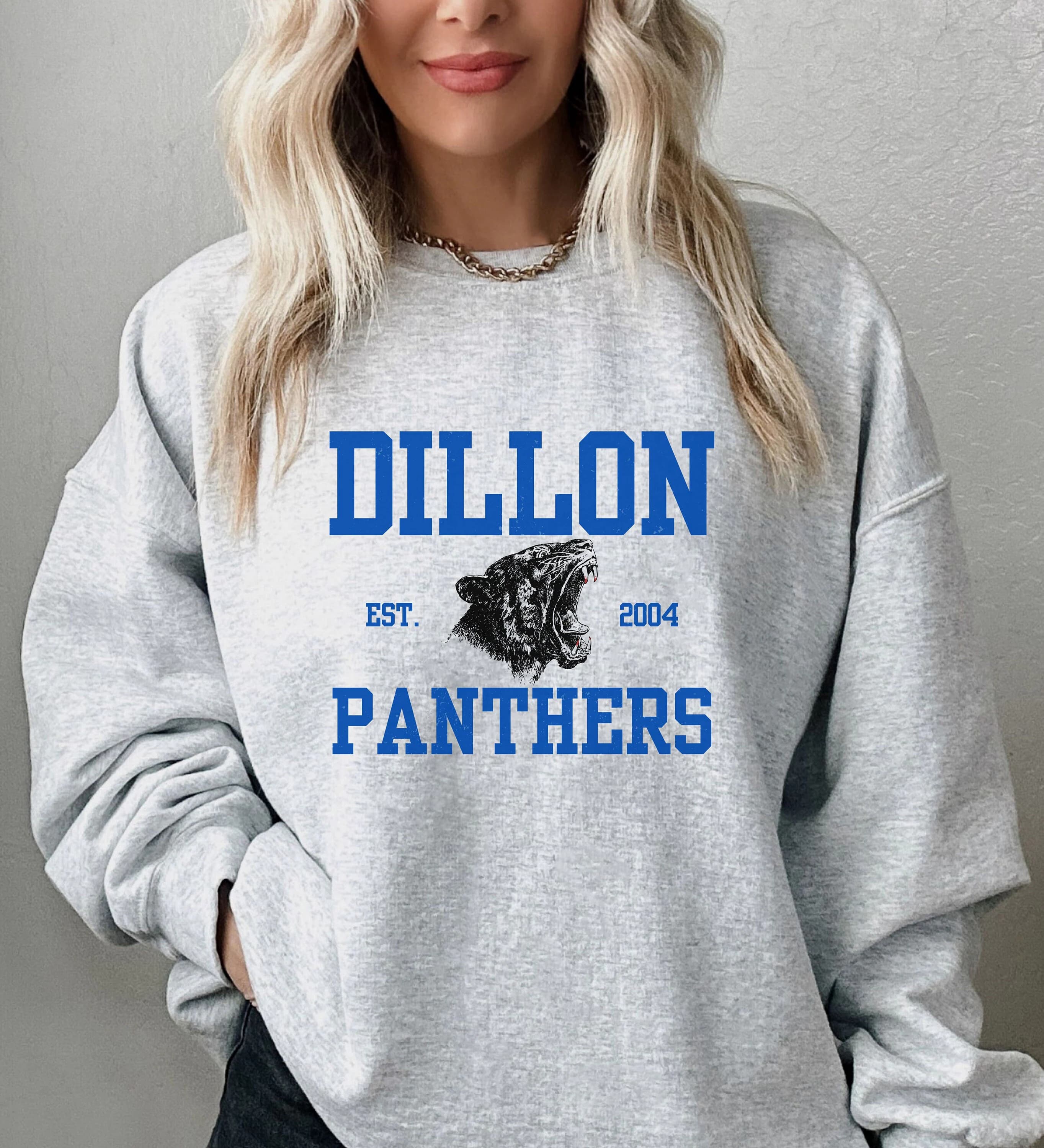DILLON PANTHERS, FNL Sweatshirt, Unisex Heavy Blend™ Crewneck Sweatshirt, Women's Crewnecks, Clear Eyes Full Hearts Can't Lose, Gifts