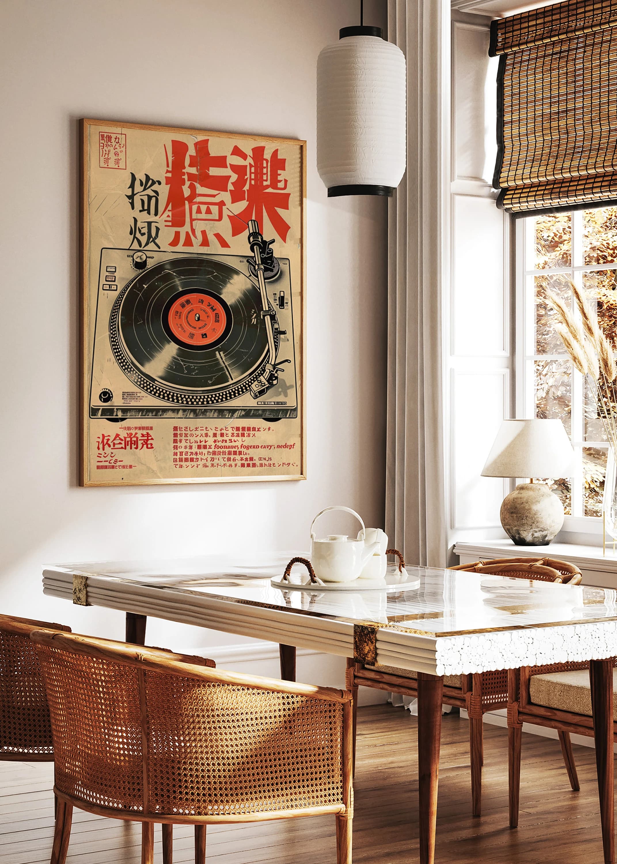 Japanese Retro Music Poster, Vintage Vinyl Wall Art, Retro Japanese Wall Art, Music Print, Music Wall Art, Vinyl Art, Asian Art, Music Gift - image 4