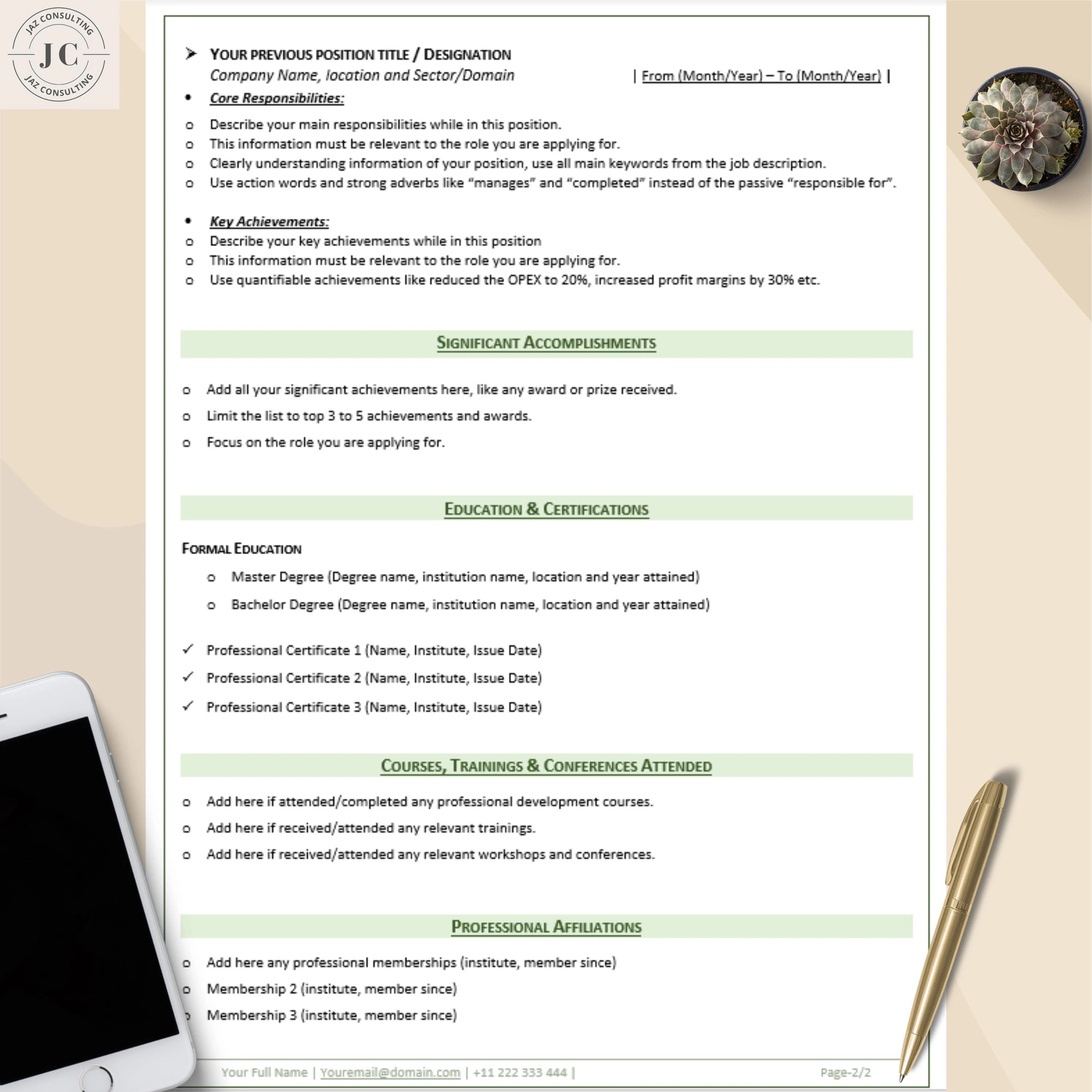 Unlock your career potential with our premium ATS Friendly Resume and Cover Letter Combo Pack!
Our downloadable, instantly accessible pack includes a fully editable ATS Resume Template and a matching Cover Letter Template.
After purchase, you will get:
2 Pages ATS Friendly Resume Template (Microsoft Word & Google Docs) - Fully Customizable, more pages can be added
1 Page Matching Cover Letter Template (Microsoft Word & Google Docs) - Fully Customizable, more pages can be added
