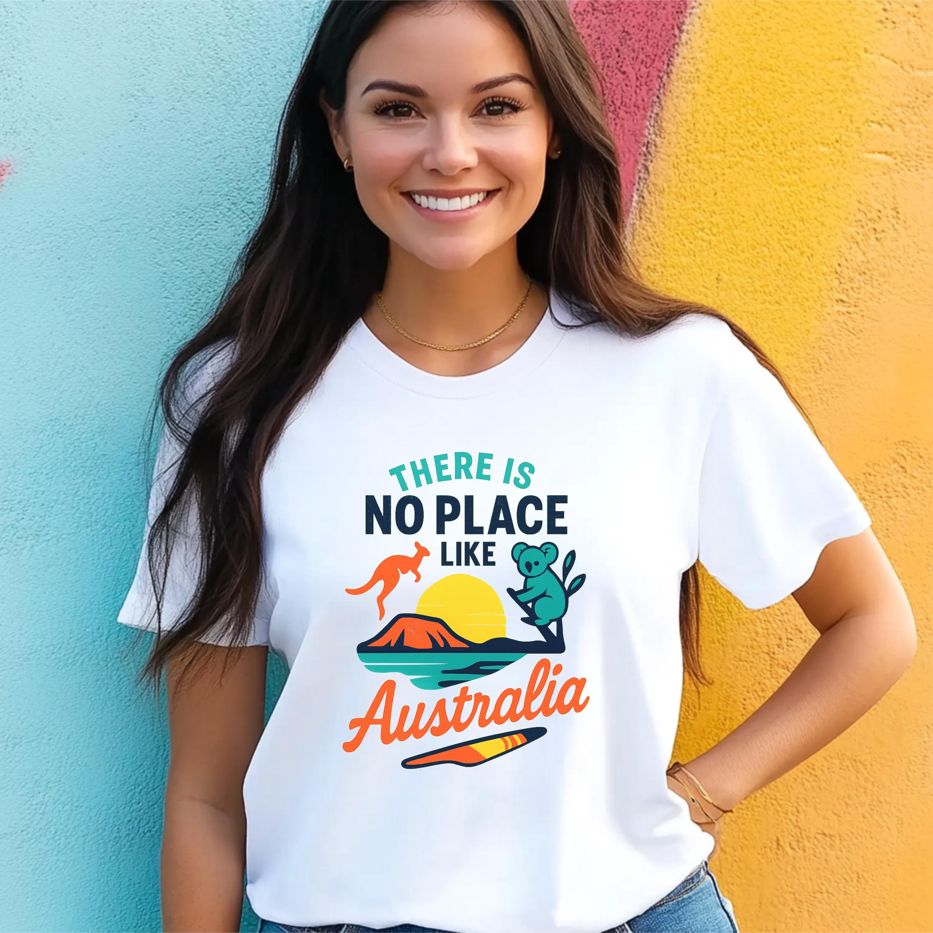 Vintage Australia T-Shirt: Koala, Kangaroo & Uluru - Unisex | Aussie Shirt with Kangaroo and Koala Print | OZ Gift | Australia Day Present - image 4