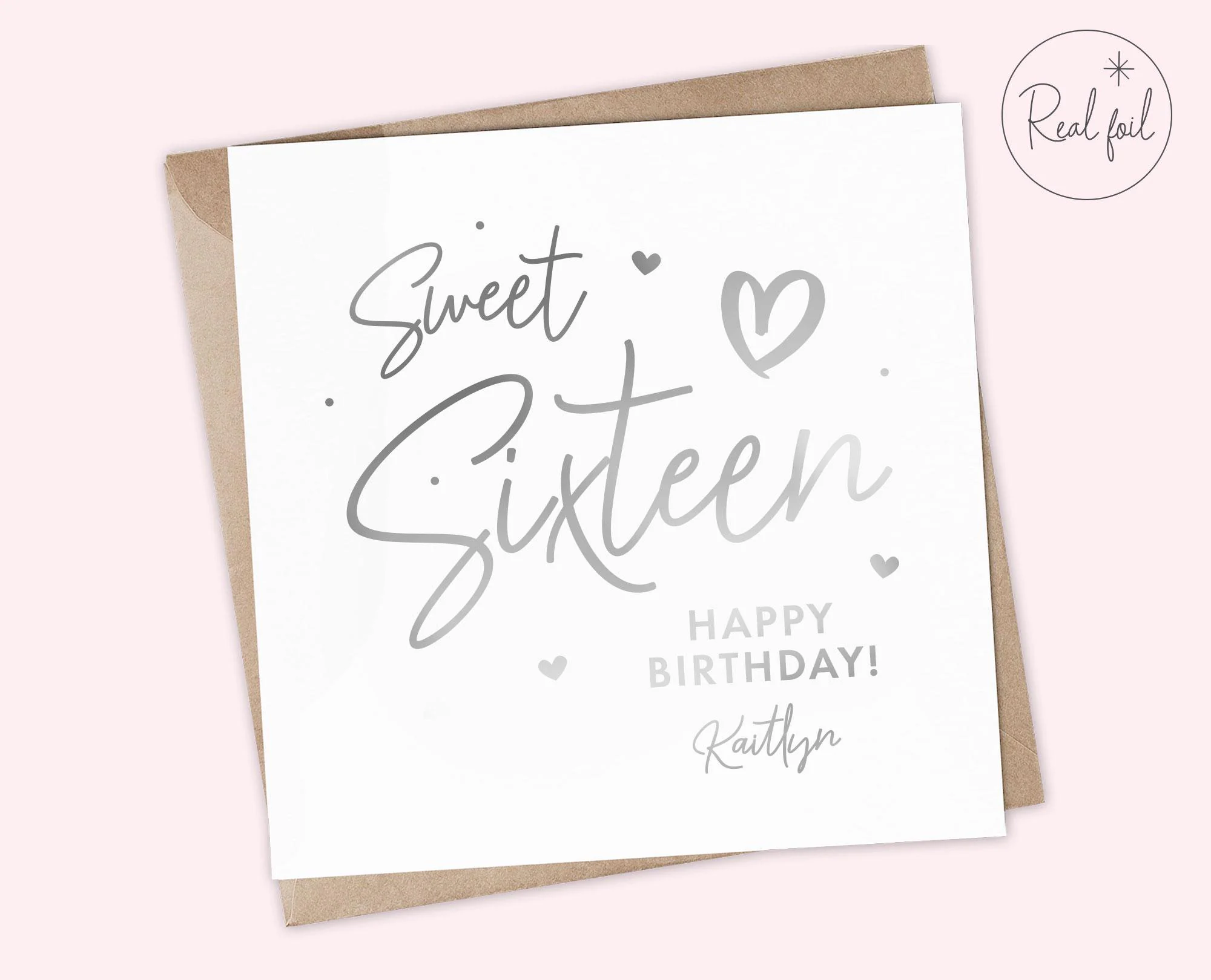 Sweet Sixteen Birthday Card, Sweet 16th Birthday Card, Sweet 16 Birthday Card, Milestone Birthday, Neice Birthday Card, Daughter Birthday - image 5