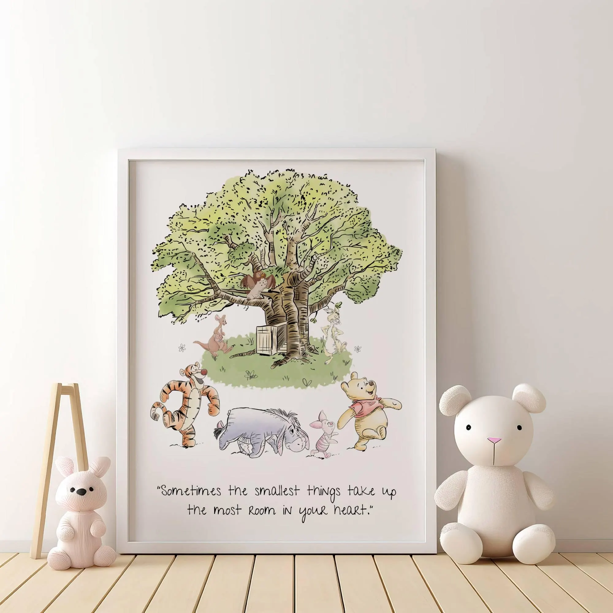 Winnie the Pooh Nursery Art Prints: Classic Watercolour Decor (Digital Download) - image 5