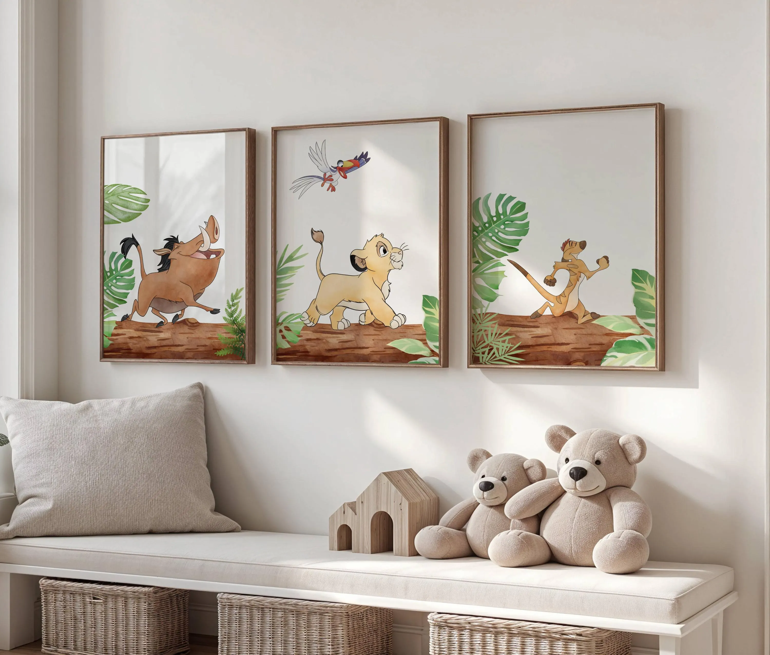 Simba and Friends | Lion King Quote Print | Lion King Bedroom Print | Lion King Disney nursery | New baby gift | Digital Download