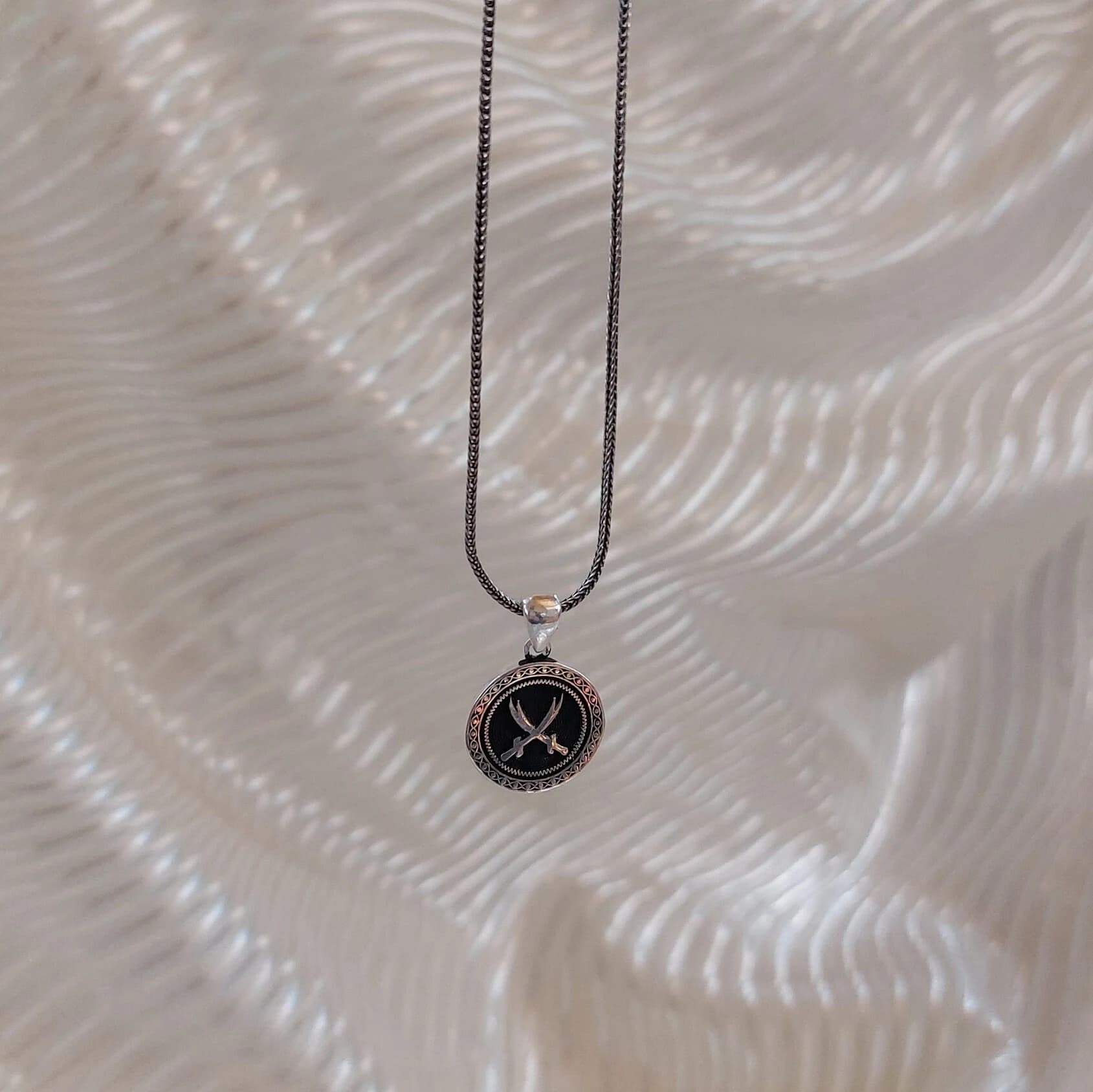 Silver Double Zulfiqar Sword Necklace, 925 Sterling Silver Islamic Sword Necklace, Sword Pendant, Imam Ali Necklace, Perfect Sword Pendant - image 5