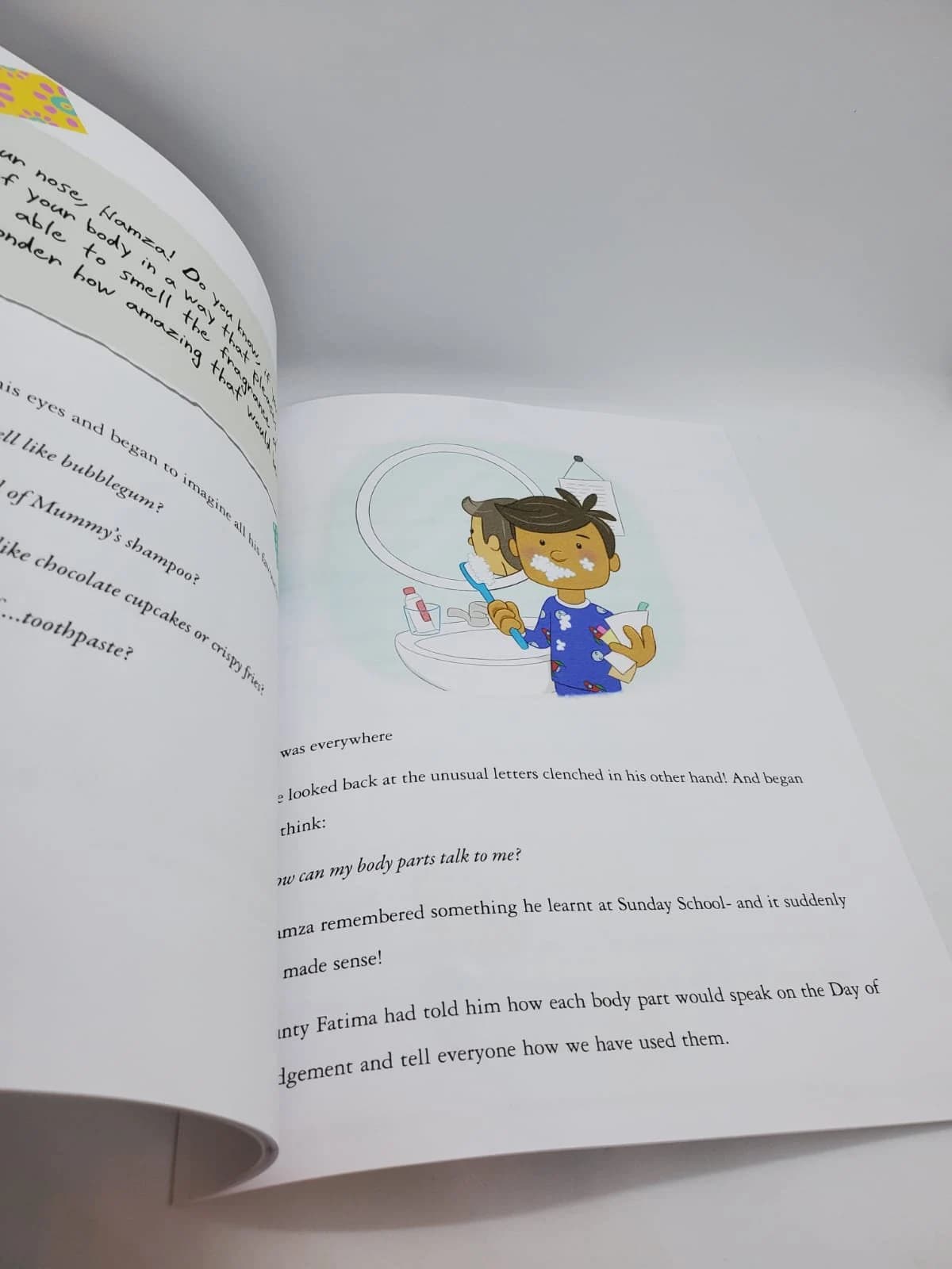 Hamza's Pyjama Promise: A book about mindfulness through wudhu ! sun behind the cloud publication - image 3