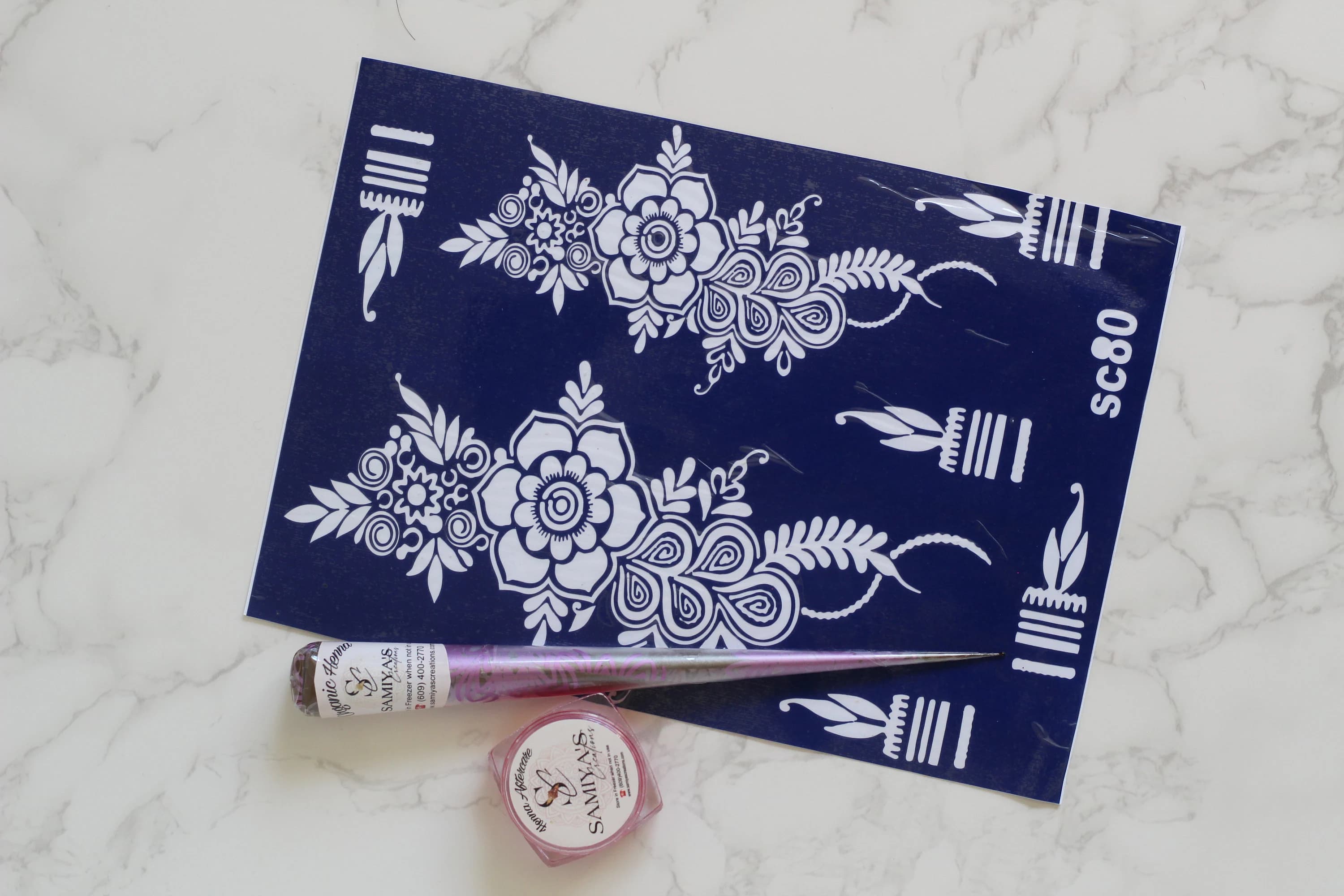 Samiya's Creations - Henna Stencil Kit