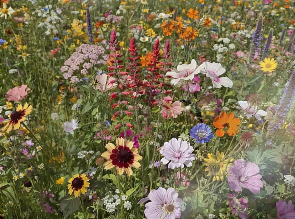 Butterfly and Hummingbird Wildflower Seed Mix | Heirloom Pollinator Garden Seeds | Wildflower Blend - image 5