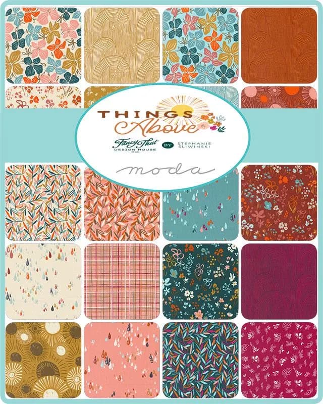 Things above by Fancy that design house for Modaf fabrics. Item number 45610-24 Waterfall(J-7) - image 4