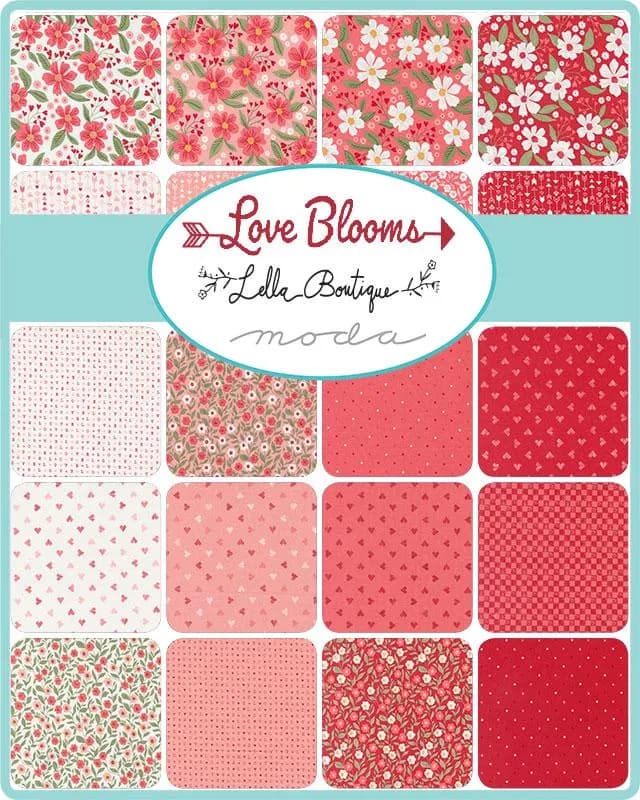 Love Blooms by Lella Boutique for Moda Fabrics, Item number 5221-12 Rose (B-3) - image 4
