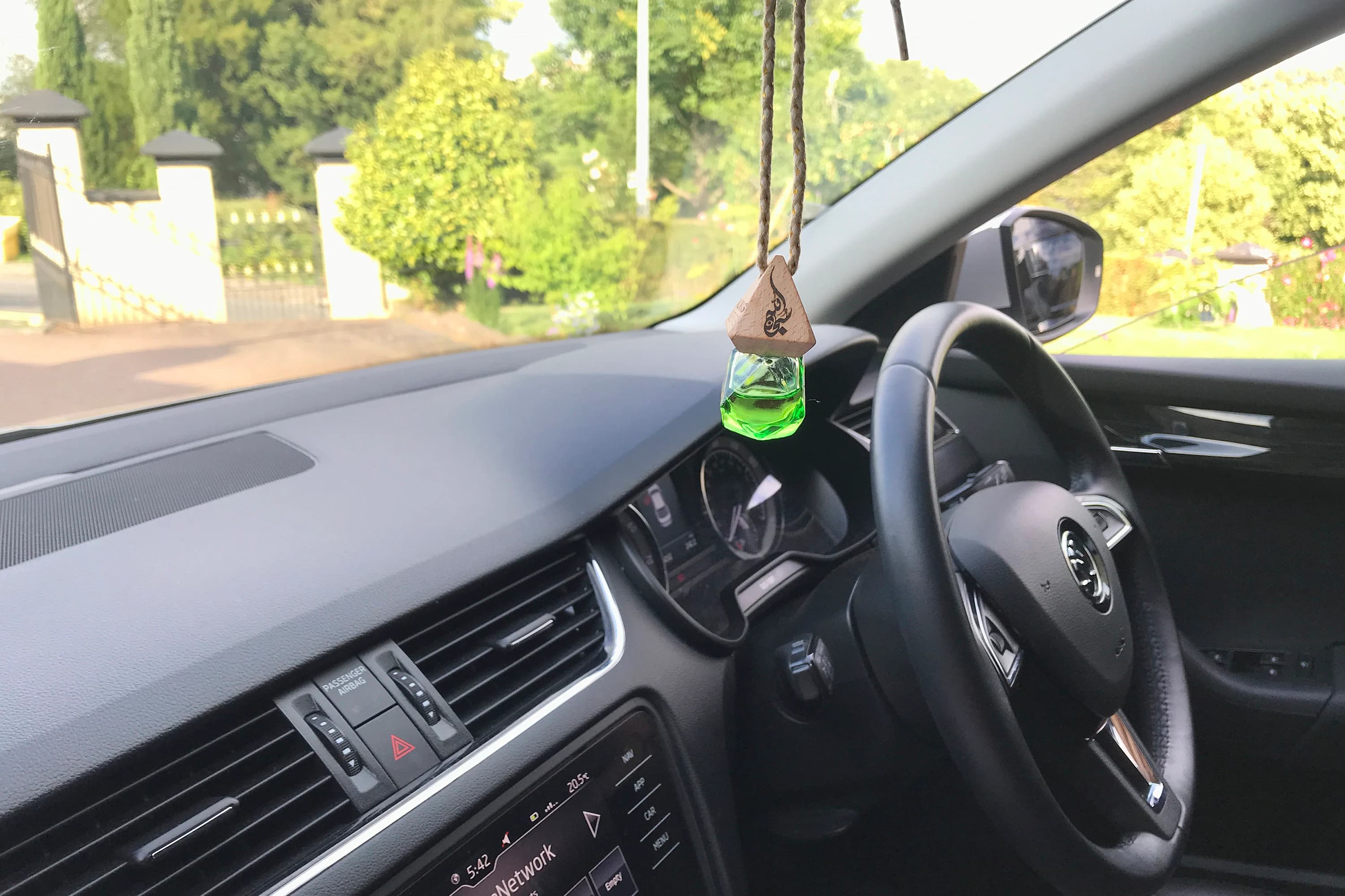 Engraved Islamic Calligraphy Car Air Freshener | Luxury Car Scent - image 3