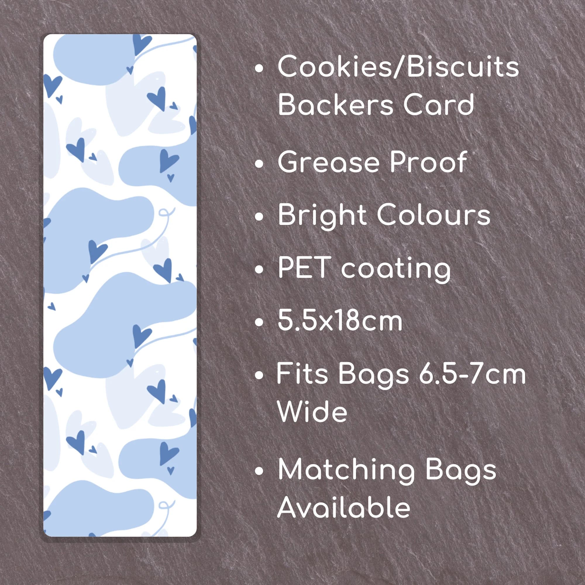 Father's Day Cookie Card: Greaseproof Biscuit Backing (55x180mm) - image 3