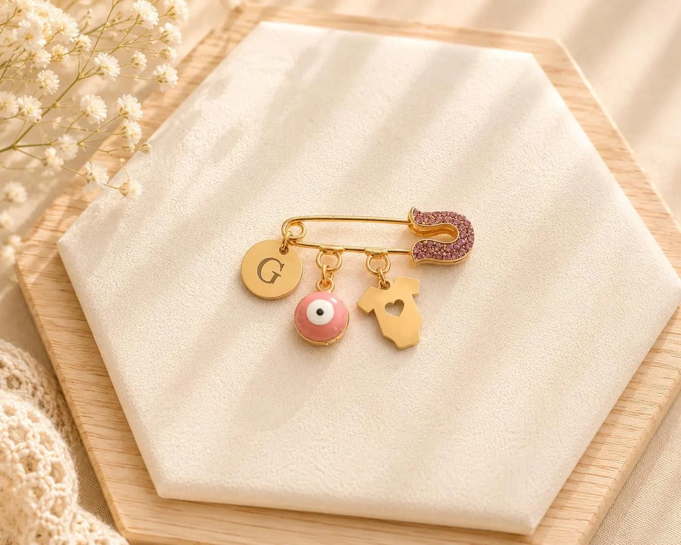 Personalized Baby Pin Brooch - image 4