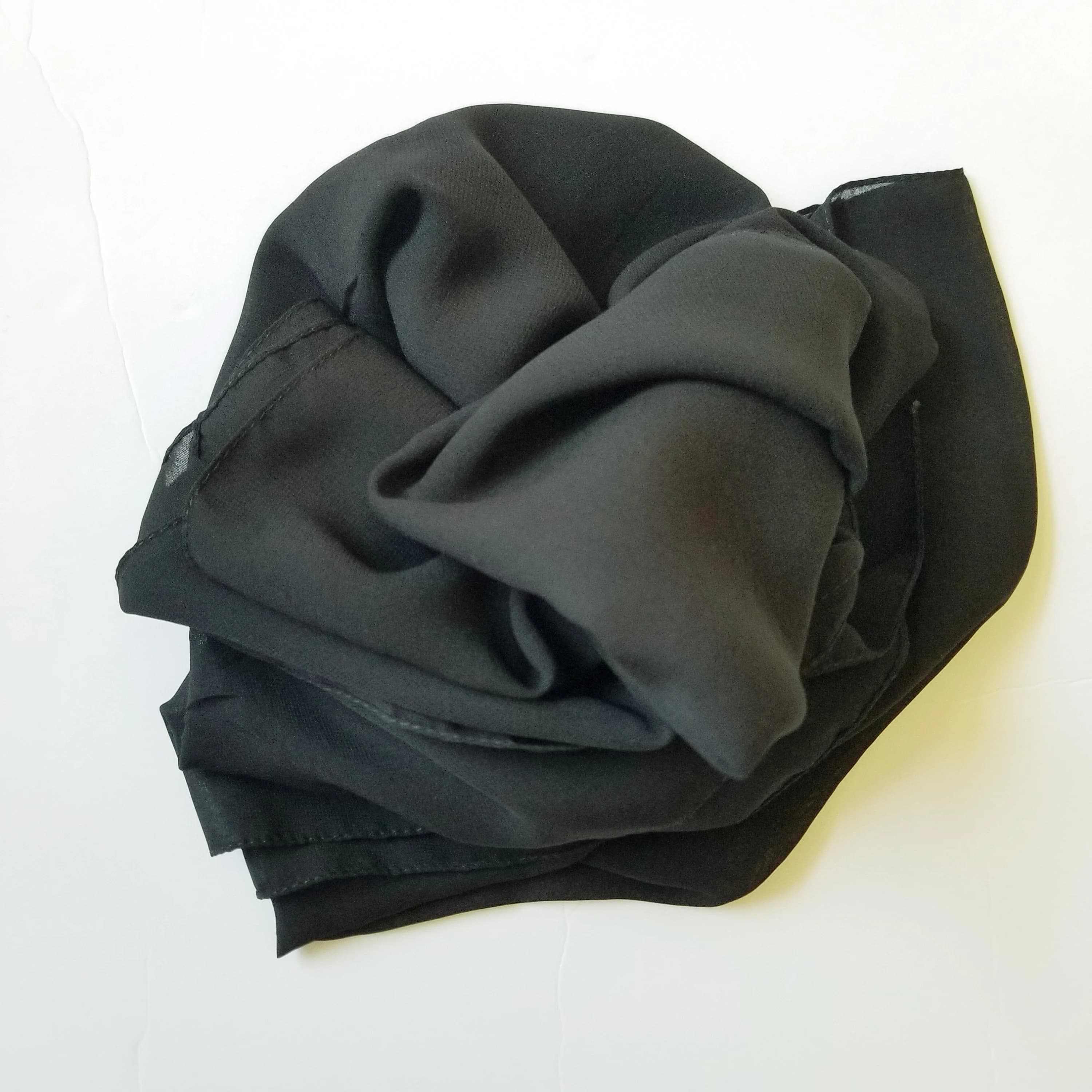 Maxi size Dubai Chiffon, Soft maxi chiffon Scarf Hijab Elegant Plain Wrap Sarong Shawl, Plain dubai chiffon hijab, khaleeji hijab - image 3