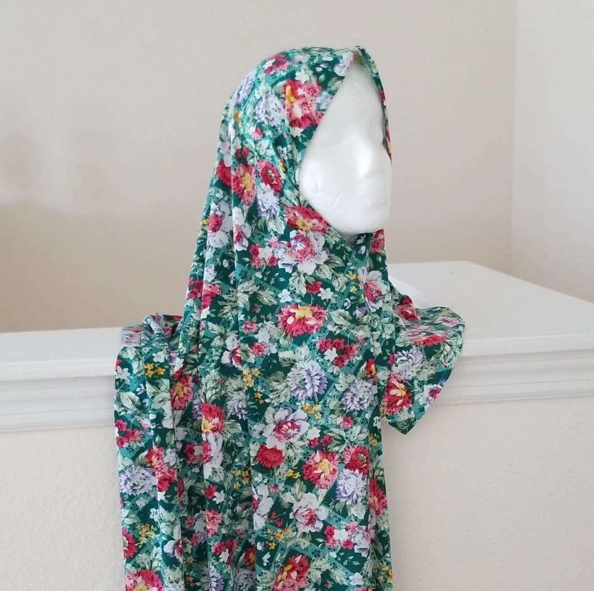 Instant Jersey hijab, slip on hijab pull on scarf Premium Cotton Jersey Instant Slip on Ready to wear Maxi Hijab Wrap Head Scarf for women - image 4