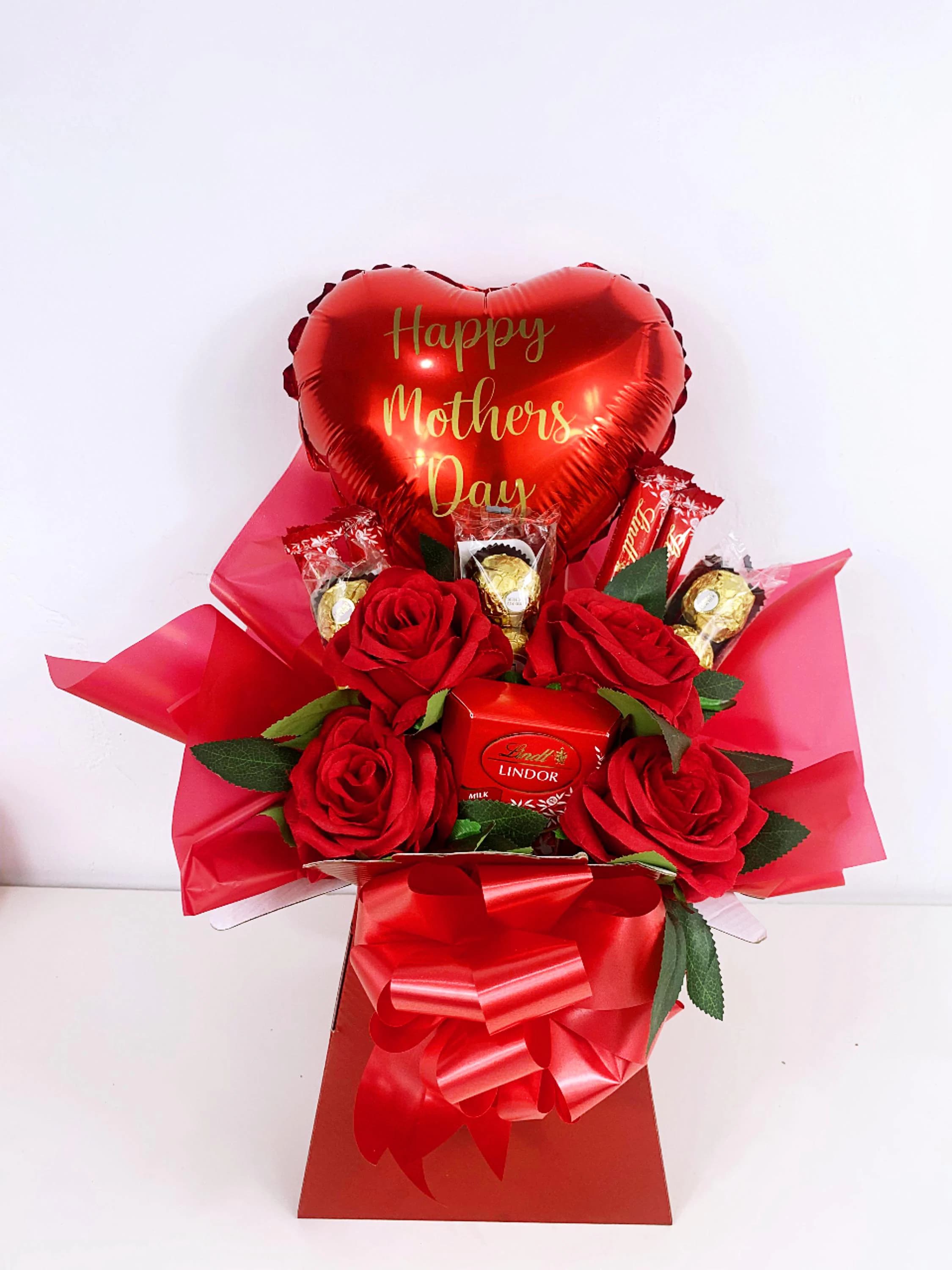 Lindt Lindor Chocolate Bouquet , Chocolate Hamper , Easter, Mixed SweetBouquet , Anniversary , Thank You , Mothers-day , Birthday,