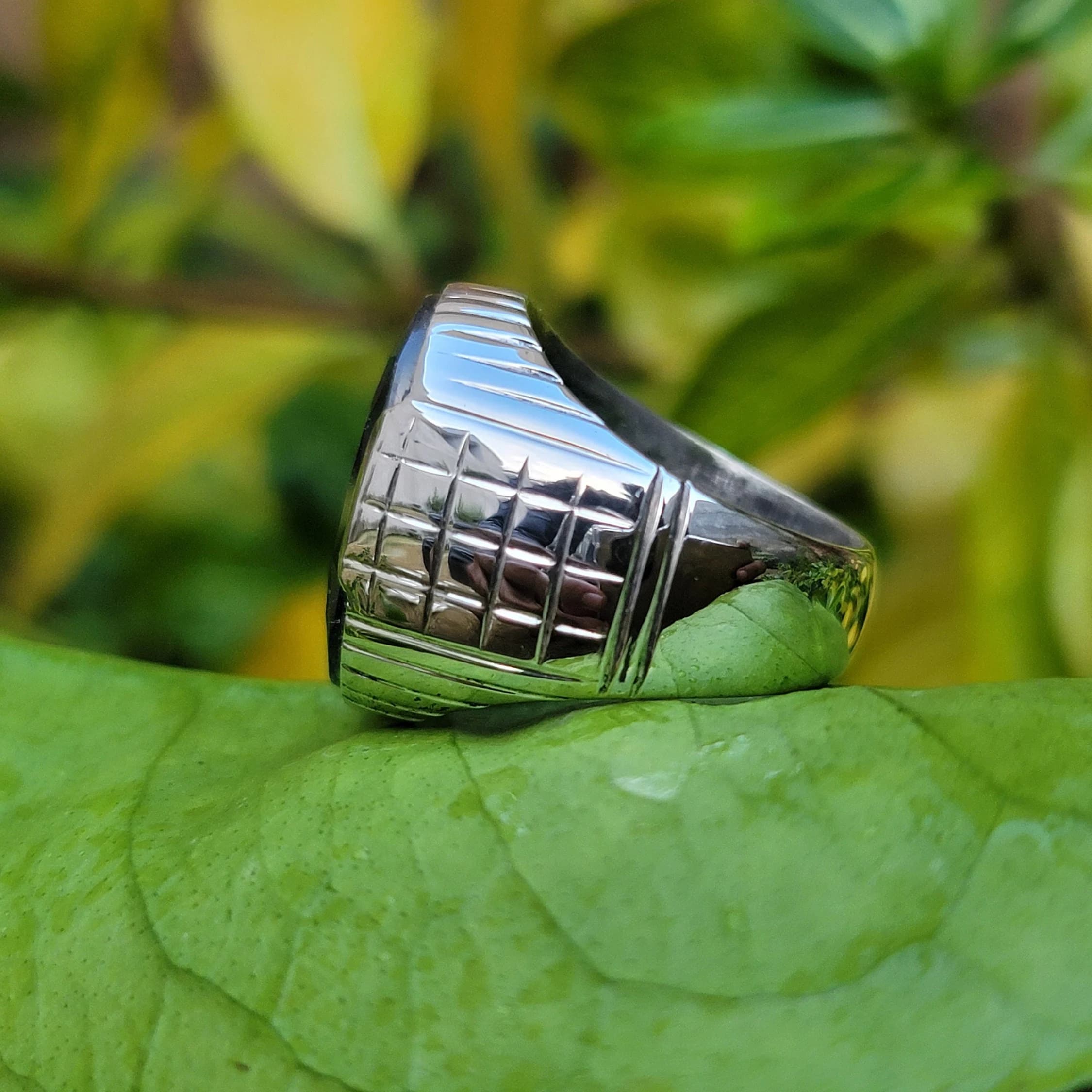 Natural Blue Sapphire Ring, Sapphire stone Handmade Ring, Blue Sapphire 925 Sterling Silver Oval Shape Faceted Sapphire Ring ~ Gift For Him - image 3