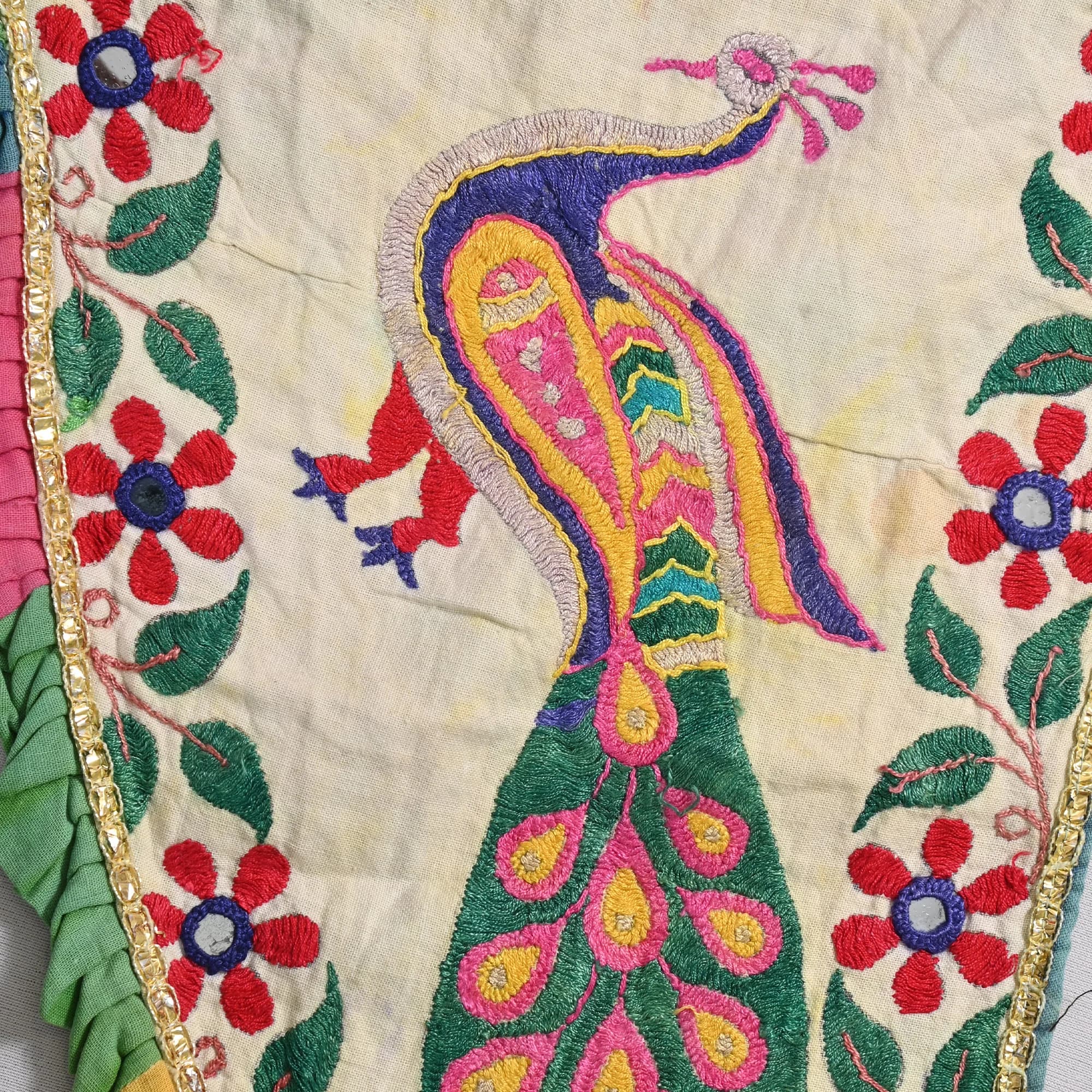 Door Toran - Boho window valence Indian door hanging bohemian tapestry gypsy curtain hippie home decor Indian wall tapestry handmade toran - image 4