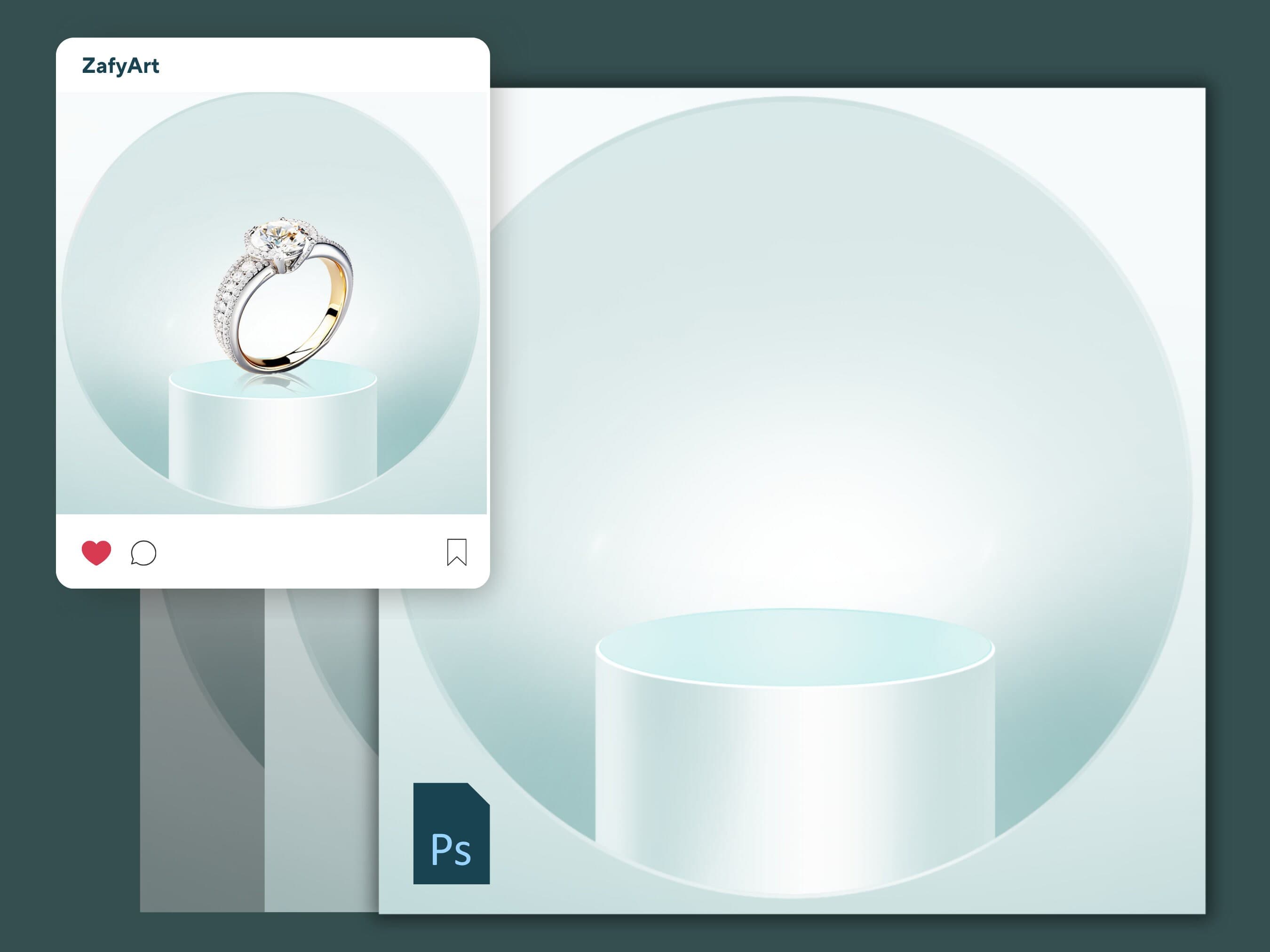 Modern Product Display Mockup Template: Photoshop (PSD) File - image 4