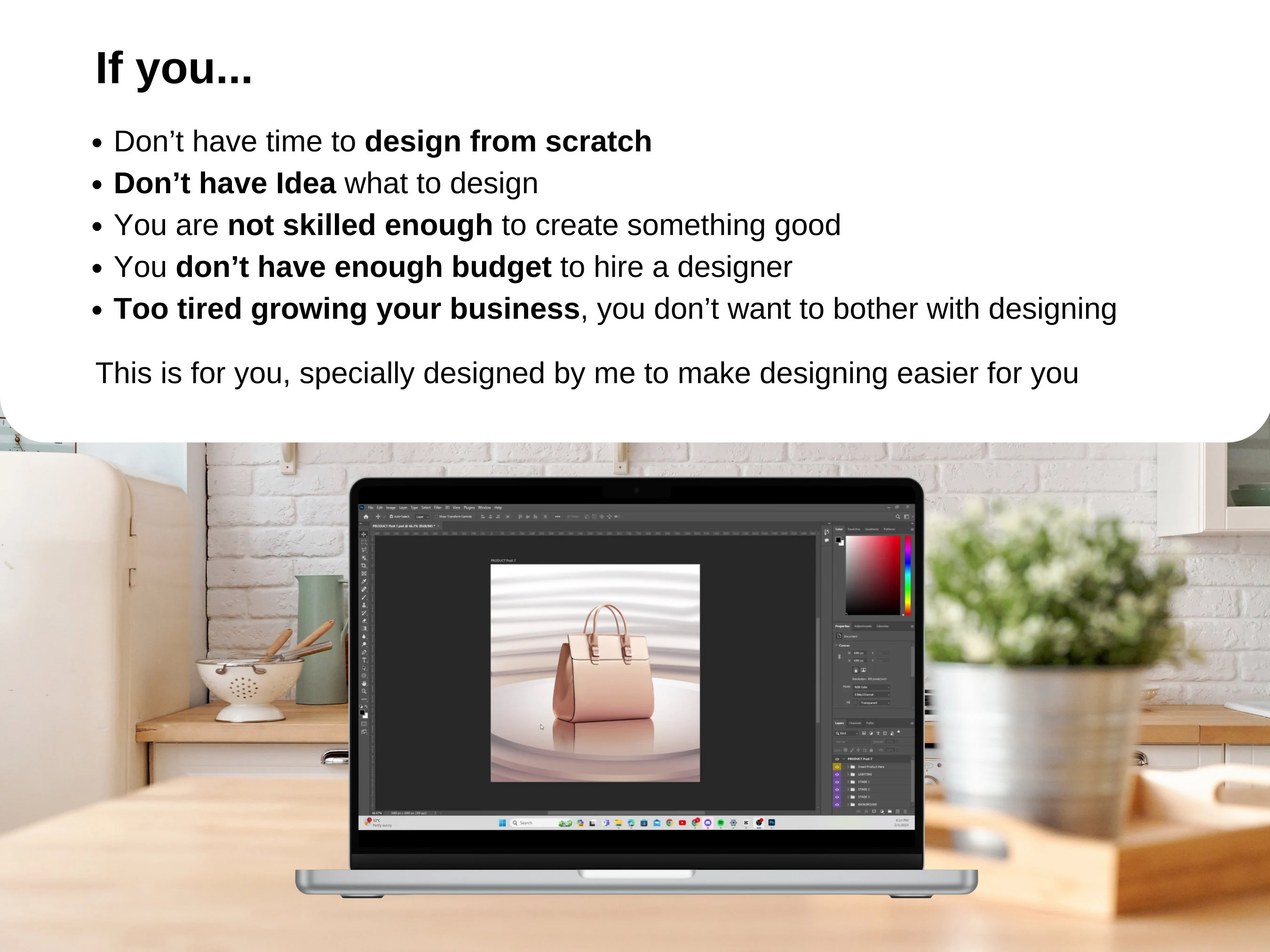 Modern Product Display Mockup Template: Photoshop (PSD) File - image 3