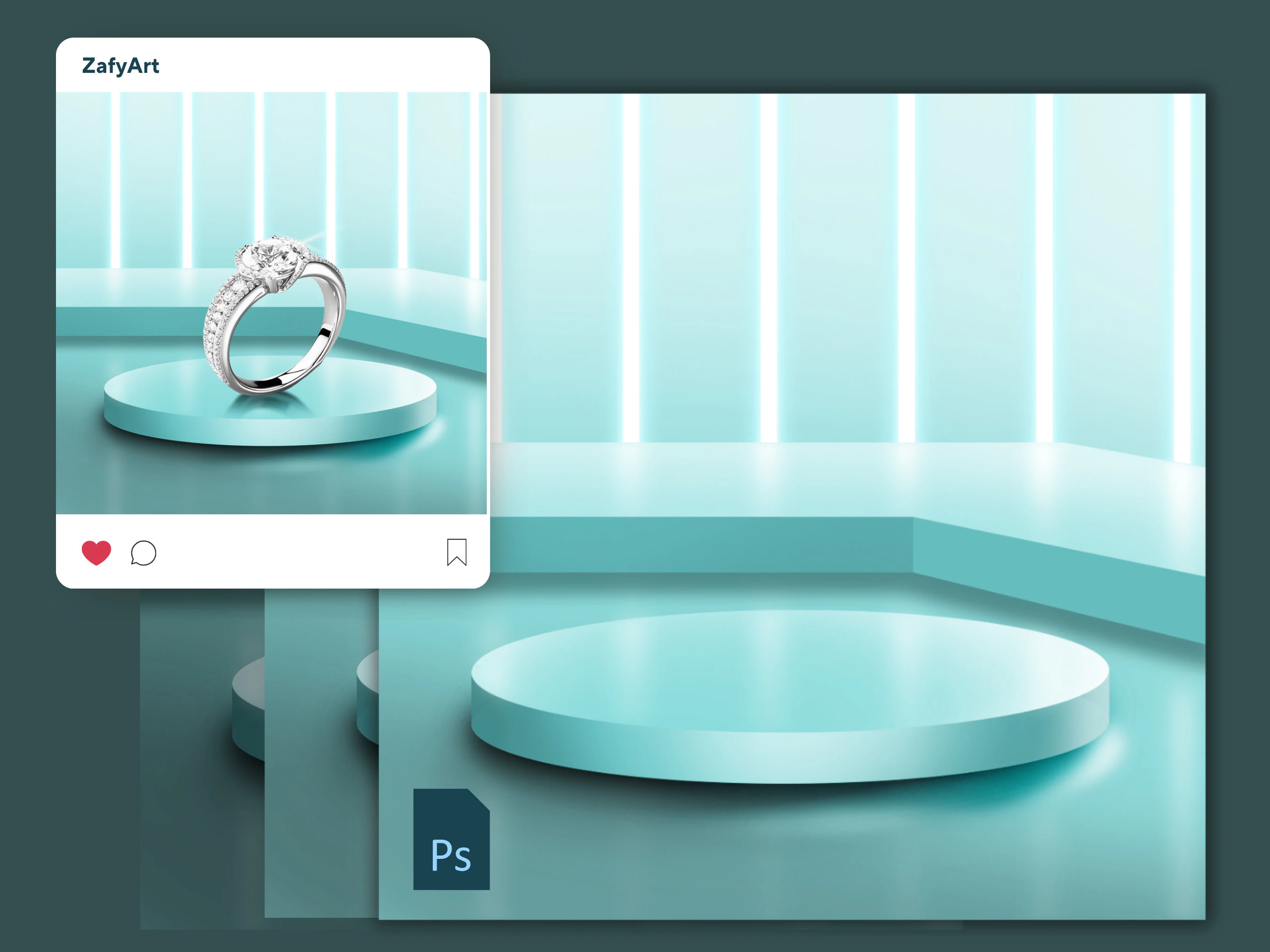 Modern Product Display Mockup Template: Photoshop (PSD) File - image 5