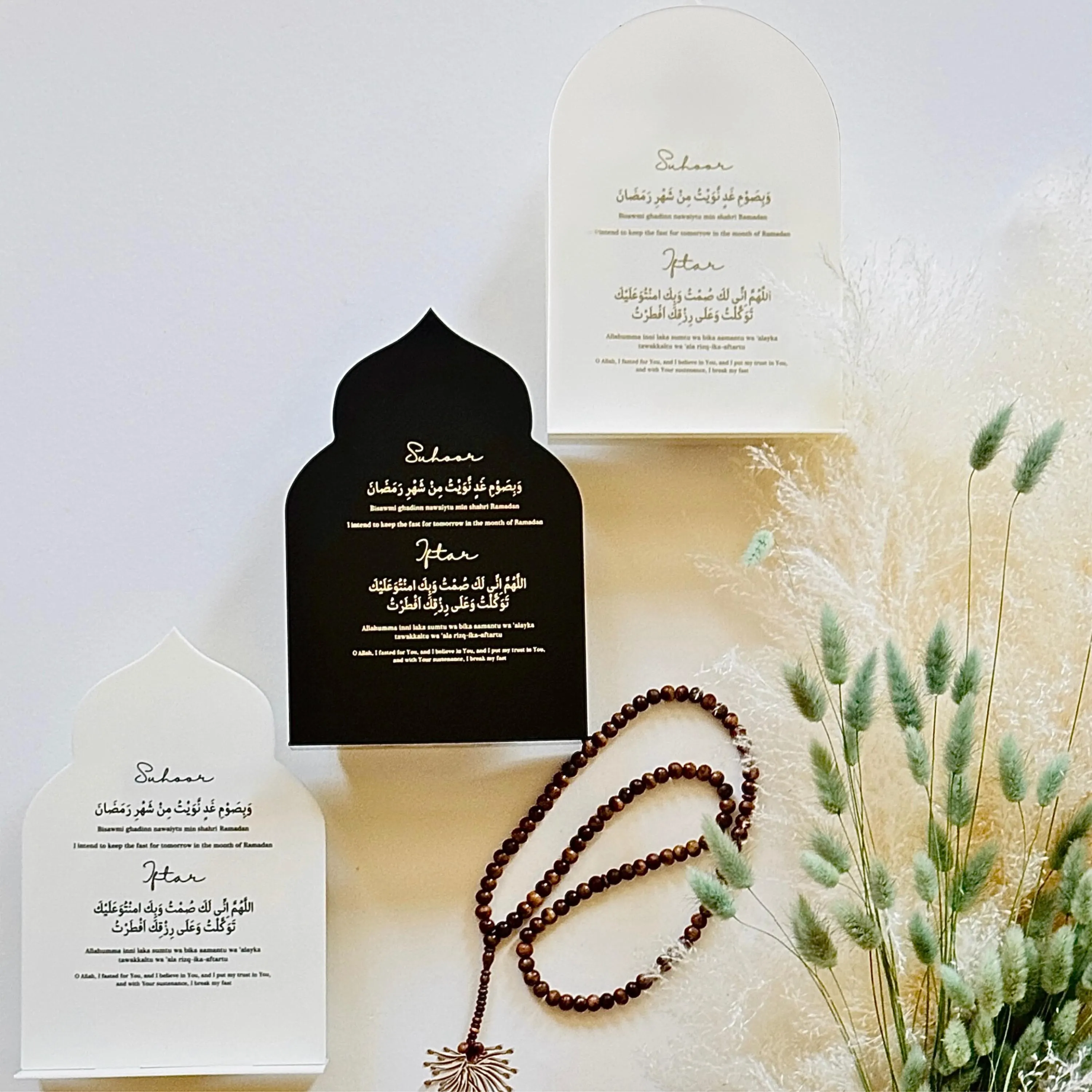 Acrylic Suhoor and Iftar Dua Sign: Ramadan Home Decor - image 3