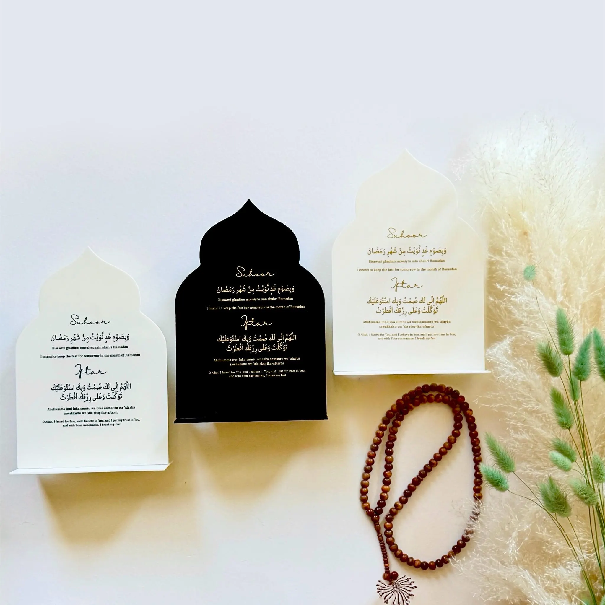 Acrylic Suhoor and Iftar Dua Sign: Ramadan Home Decor - image 4