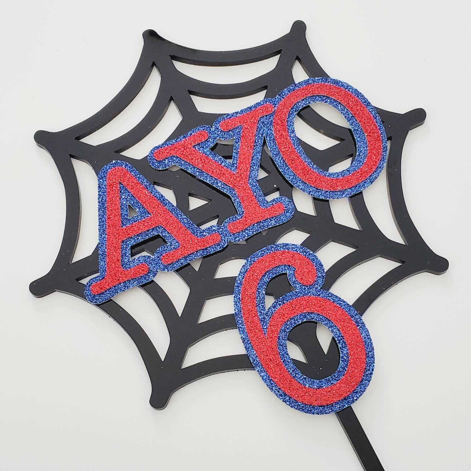 Spiderman theme Cake Topper - image 5