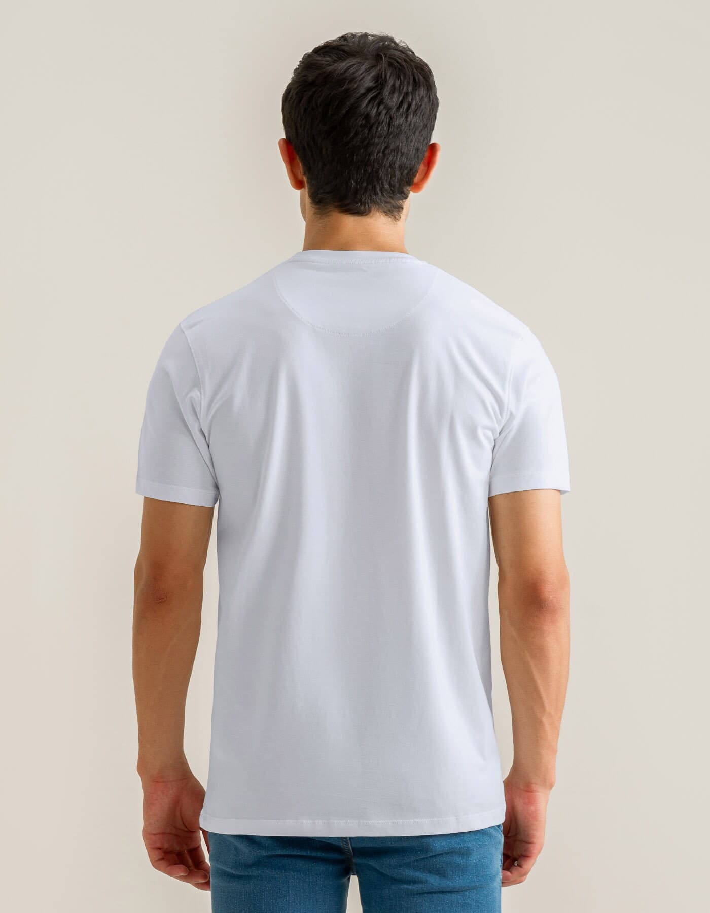 White Premium Men’s Tee - image 4