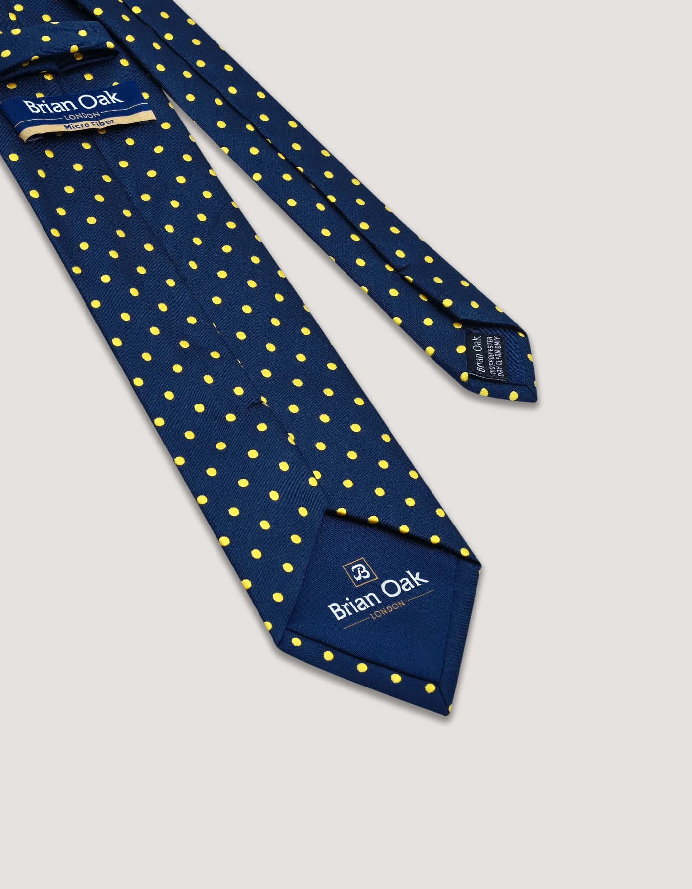 Necktie | Sunflower Yellow Dotted Microfiber Tie | Gift for man, unique men's tie, elegant edgy Tie, Wedding tie, Groom tie - image 4