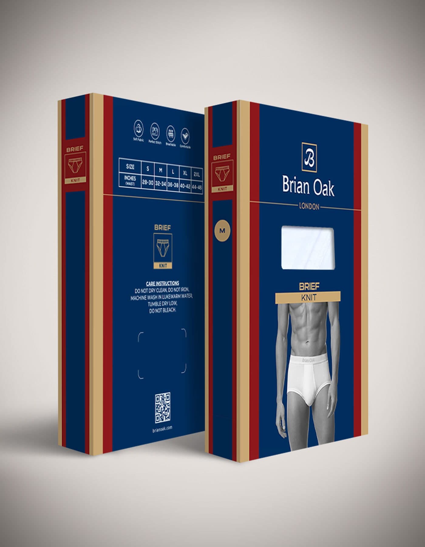 Mens Navy Stretchy Boxer Short - image 5