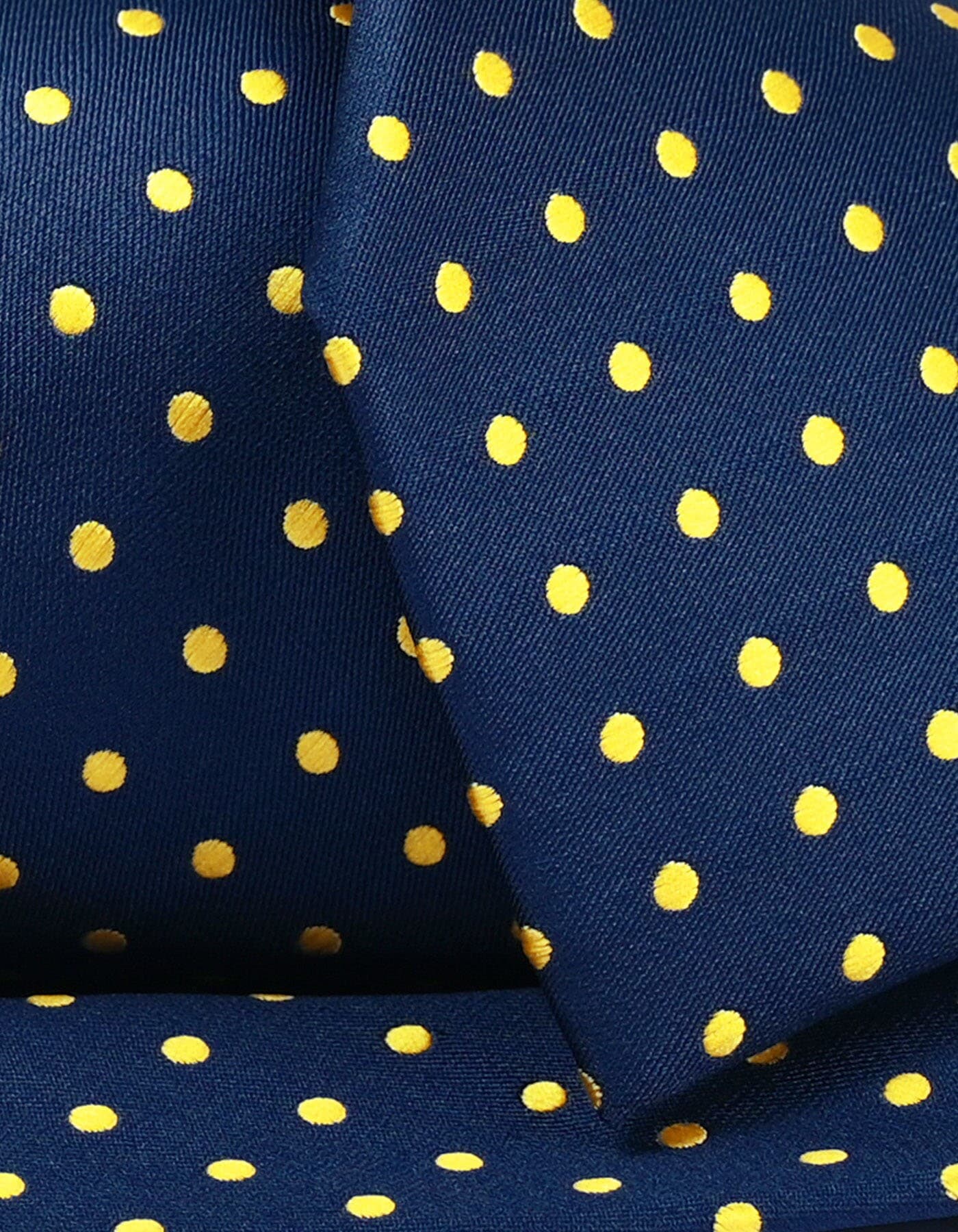Necktie | Sunflower Yellow Dotted Microfiber Tie | Gift for man, unique men's tie, elegant edgy Tie, Wedding tie, Groom tie - image 5