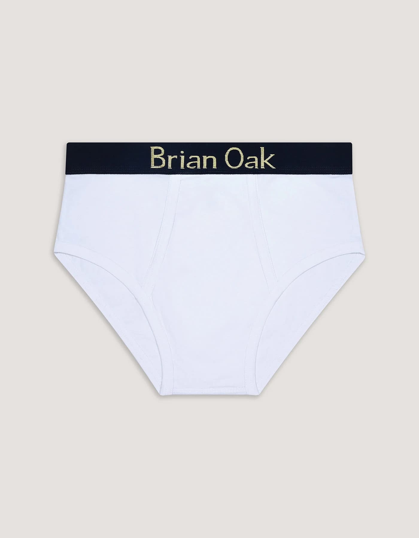Mens White Cotton Stretch Brief - image 3