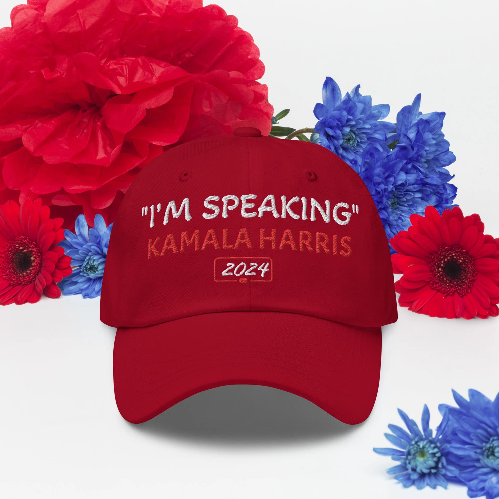 Kamala Harris Dad Hat I'M Speaking Hat Feminist Gift President Harris 2024, First Woman President, Madam President Harris 2024 Hat