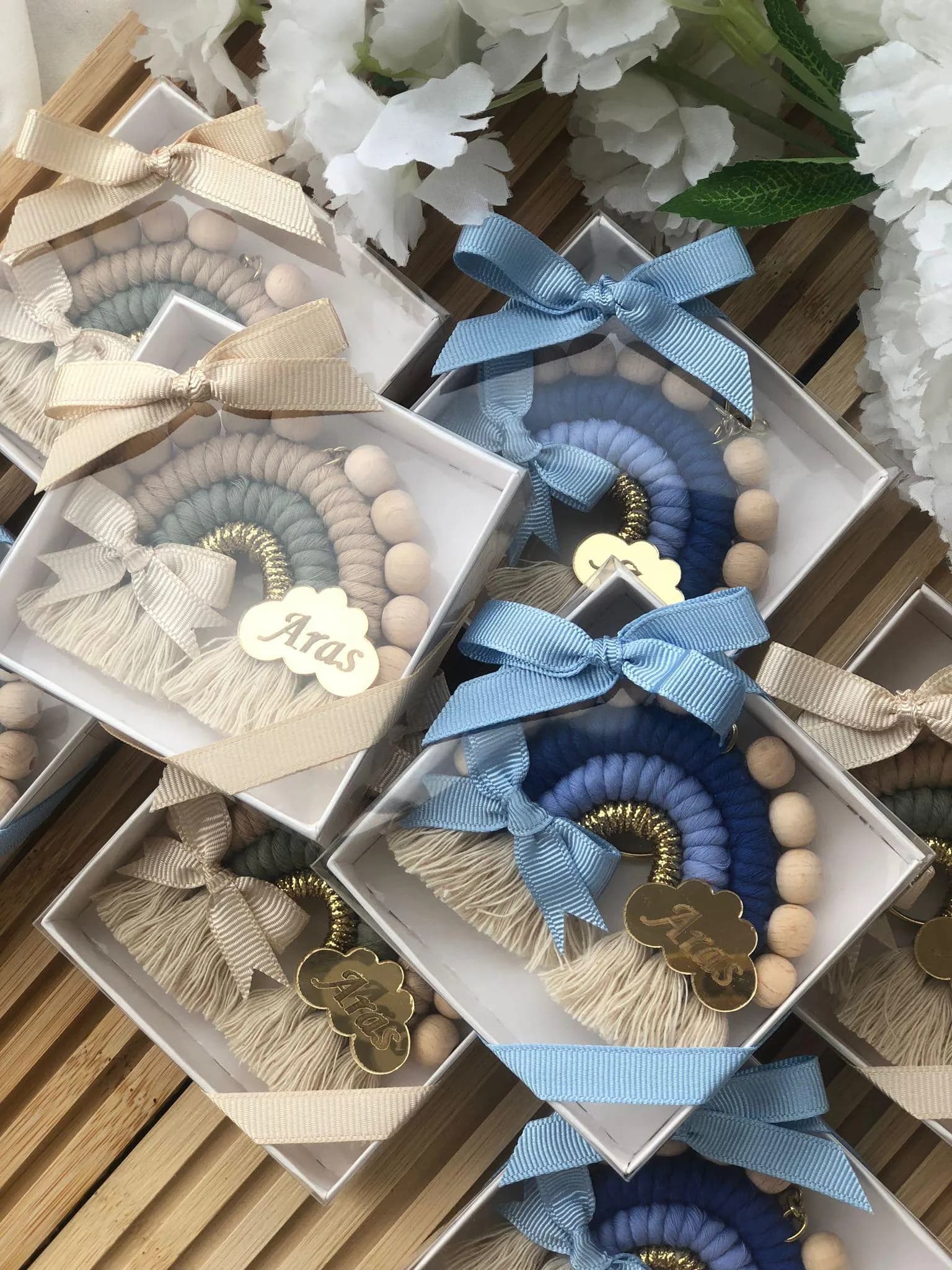 Custom Bohemian Baby Shower Favors,