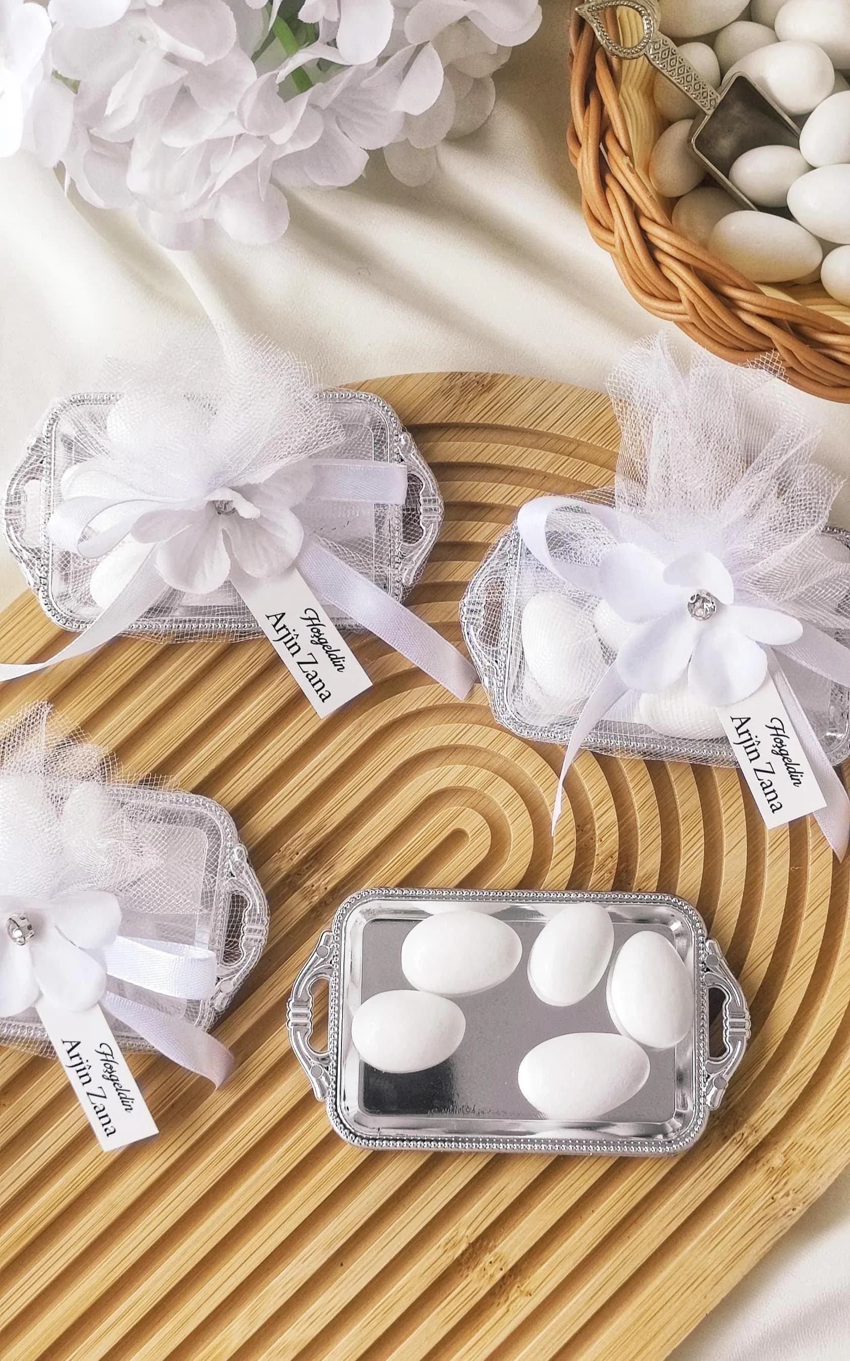 Candy Party Favors, Silver Wedding Gifts,