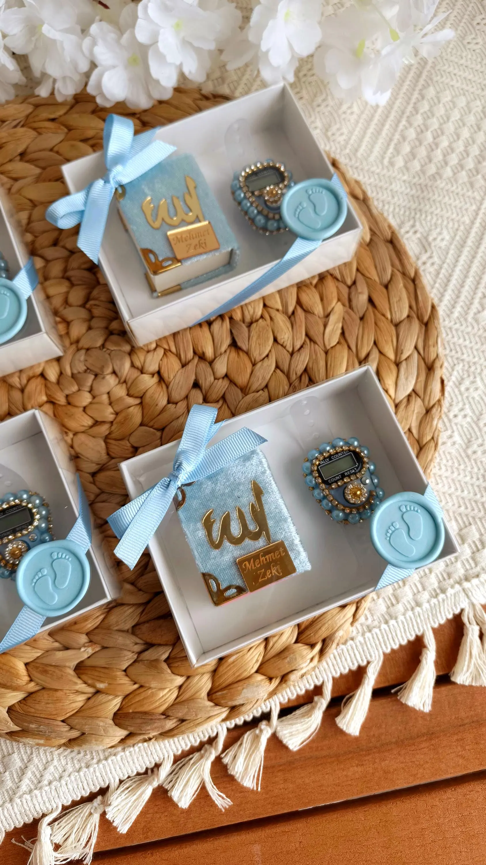 Personalized Ramadan Gift Set, Mini Quran, Prayer Counter, Islamic Favors - image 3