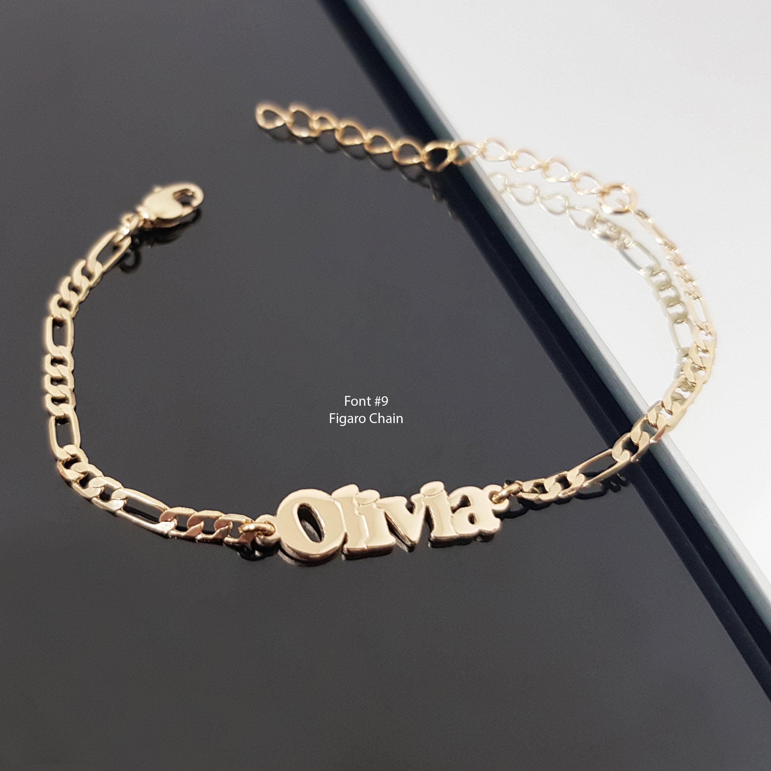Personalized Name Bracelet or Anklet, Customized Name Bracelet/Anklet, Nameplate Bracelet And Anklet, Any Name/Word Bracelet or Anklet Gift - image 5