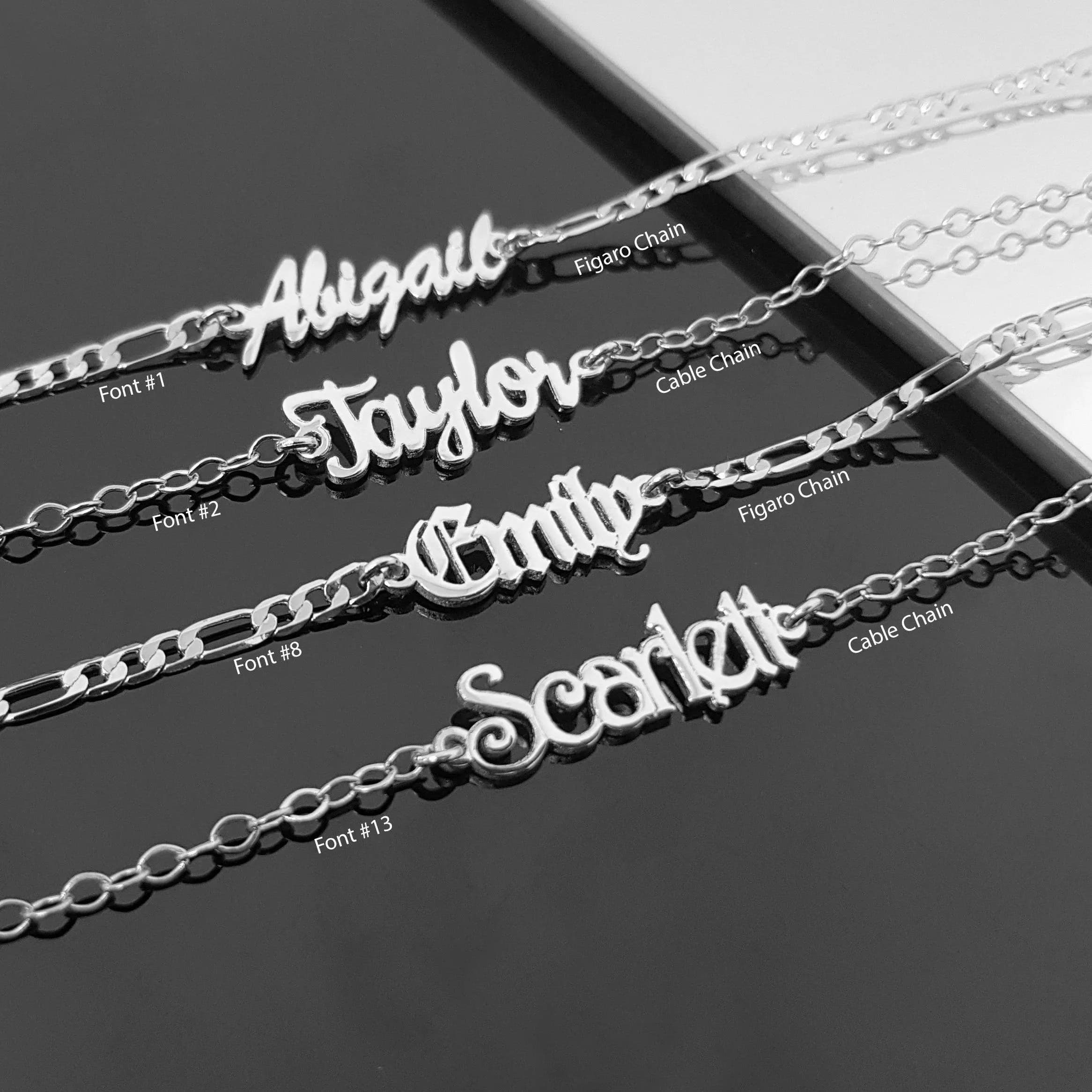 Personalized Name Bracelet or Anklet, Customized Name Bracelet/Anklet, Nameplate Bracelet And Anklet, Any Name/Word Bracelet or Anklet Gift - image 3