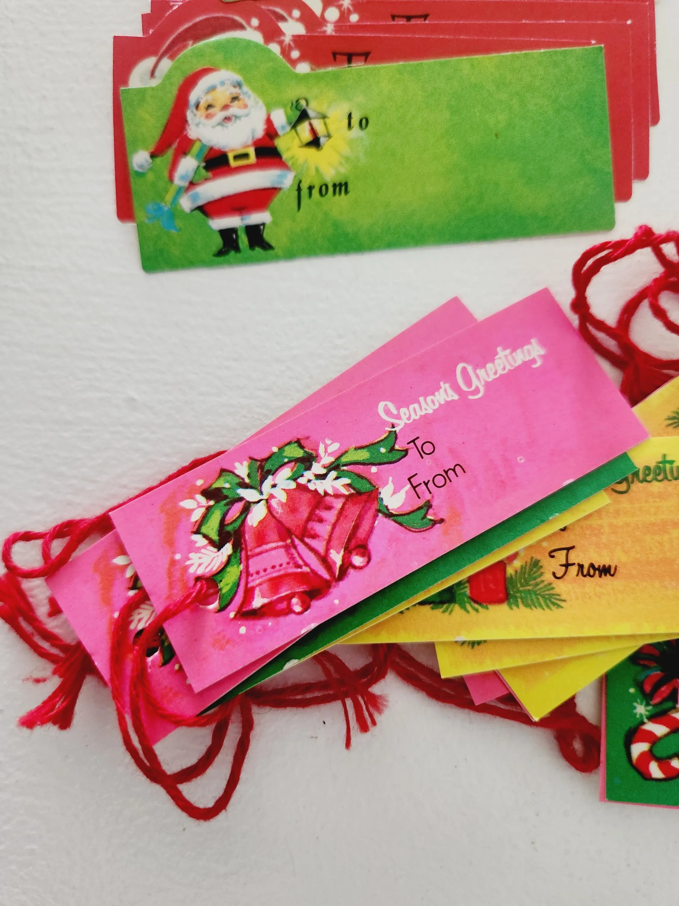 Vintage Christmas Gift Tags - 100+ Retro Pastel Name Tags - image 3