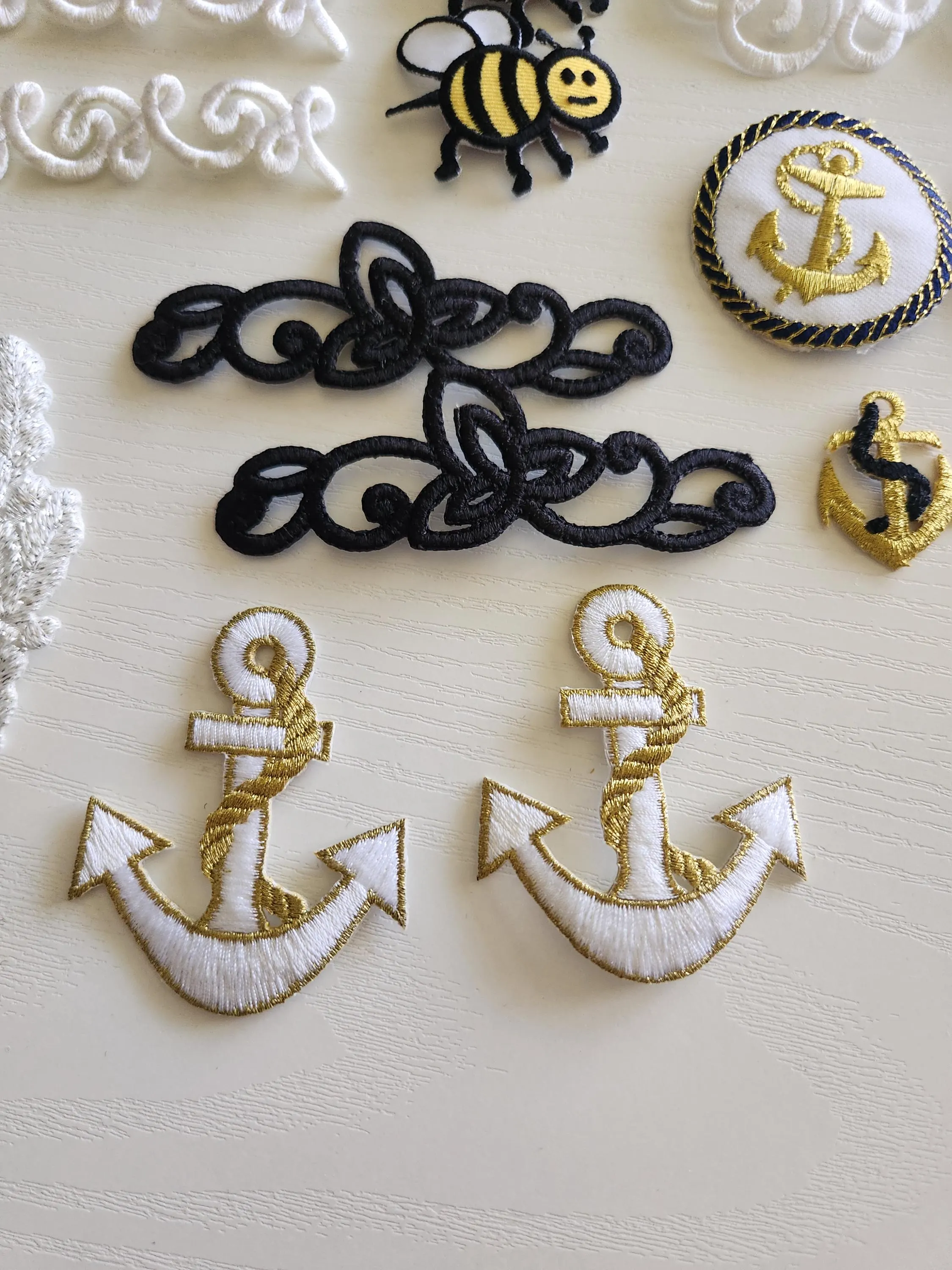 Vintage Embroidered Sew-On Applique Patches - Lot of 18, Craft Embellishments - image 3