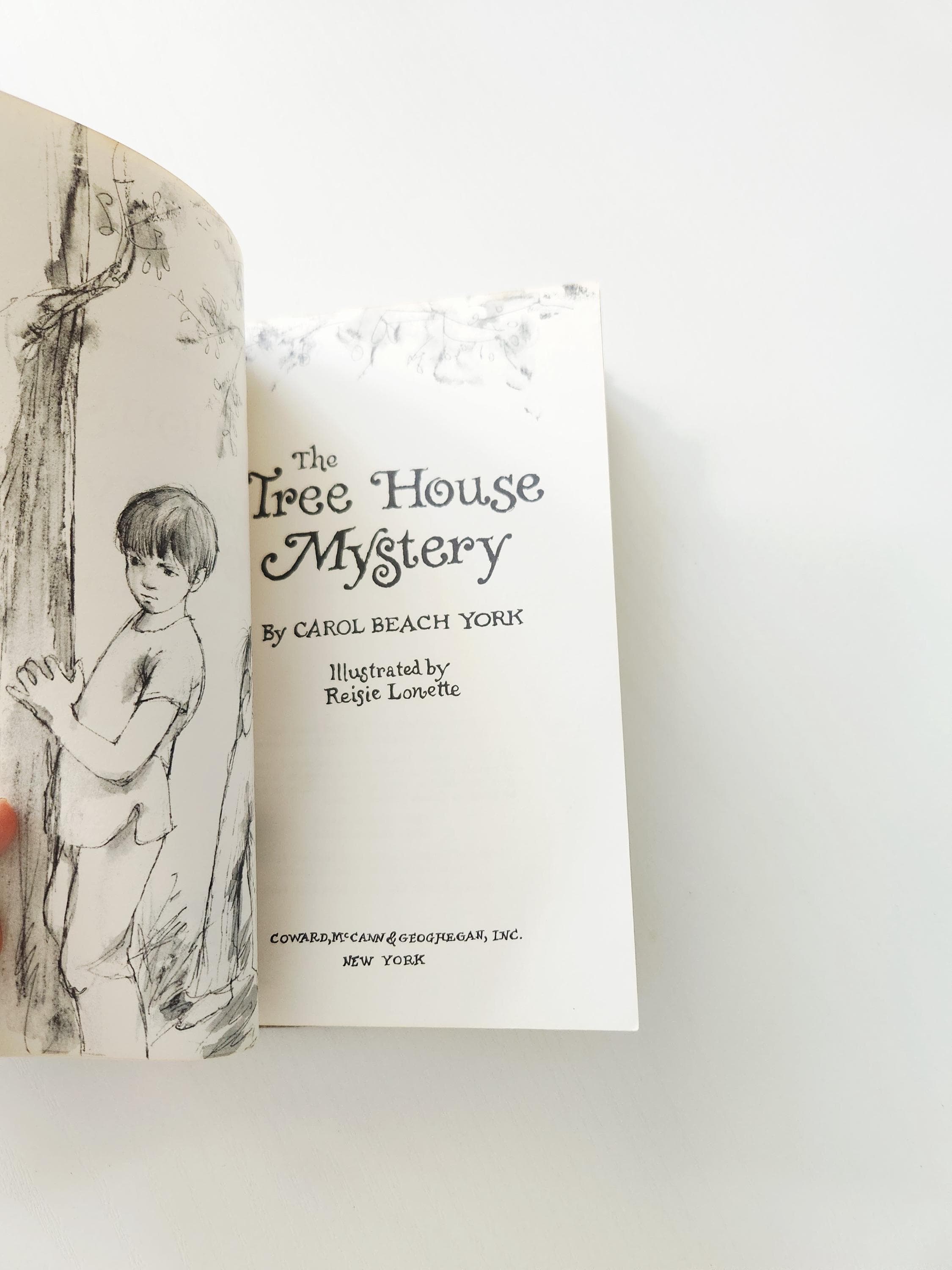 Vintage 1973 Children's Story Book – The Tree House Mystery by Carol Beach York - image 5