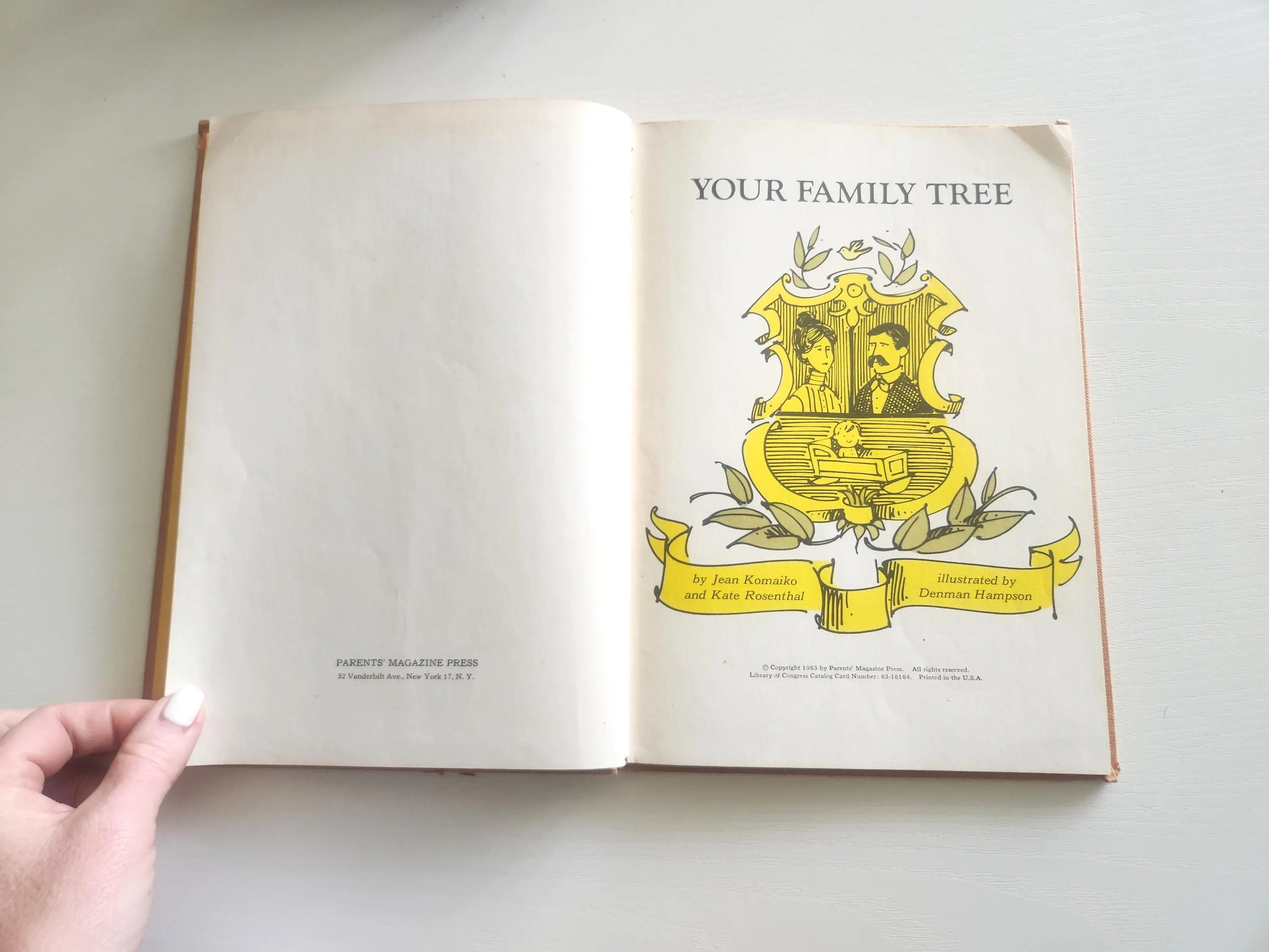 Vintage "Your Family Tree" Children's Book – 1963 Hardcover - image 4